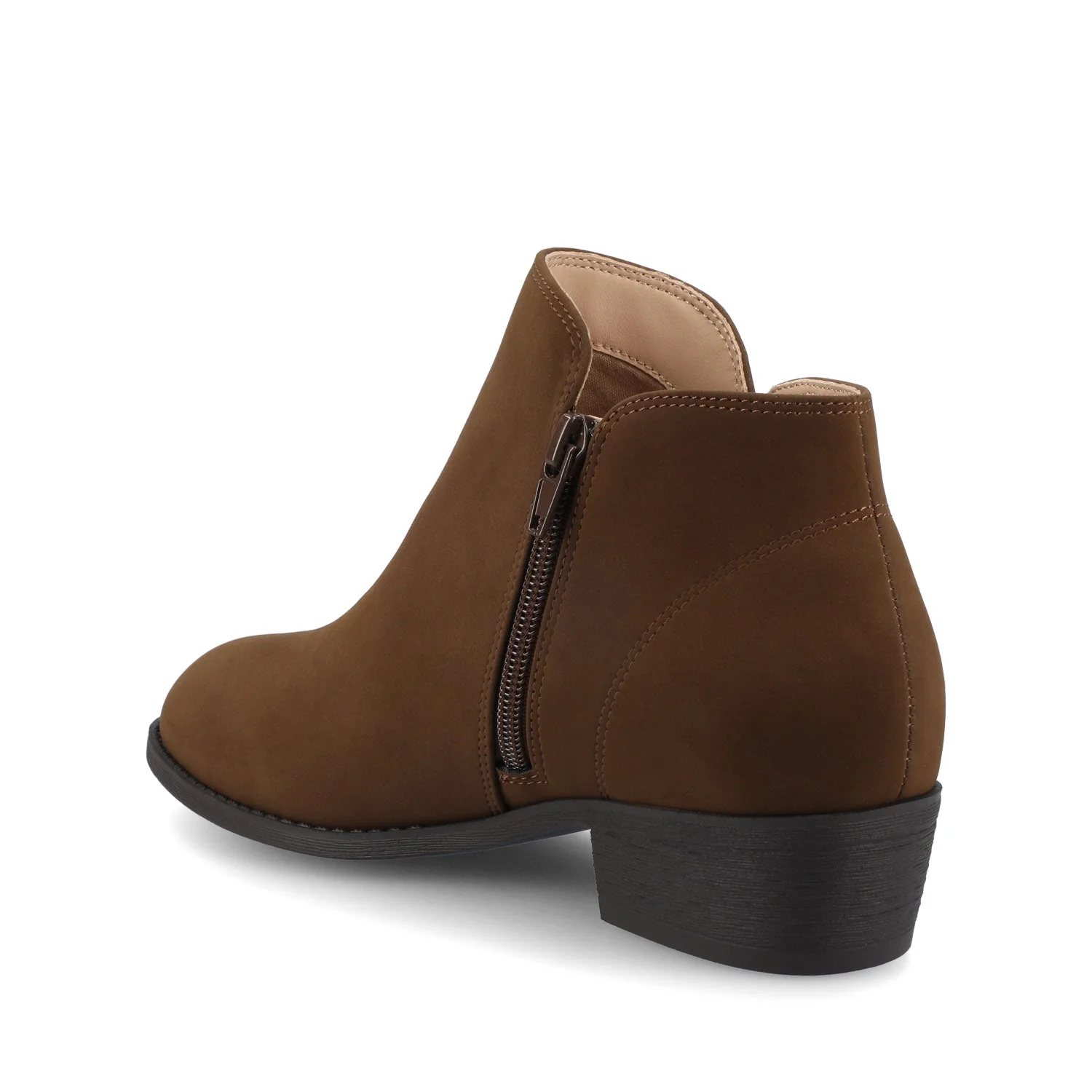 SOLARAH ANKLE BOOTIE - Nubuck Tan - Image 4