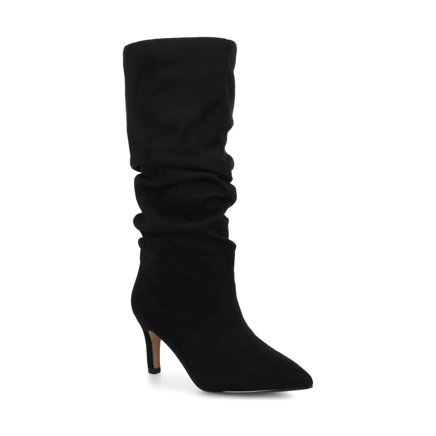 SONNET SLOUCHY BOOTS IN WIDE CALF - Black - Image 2