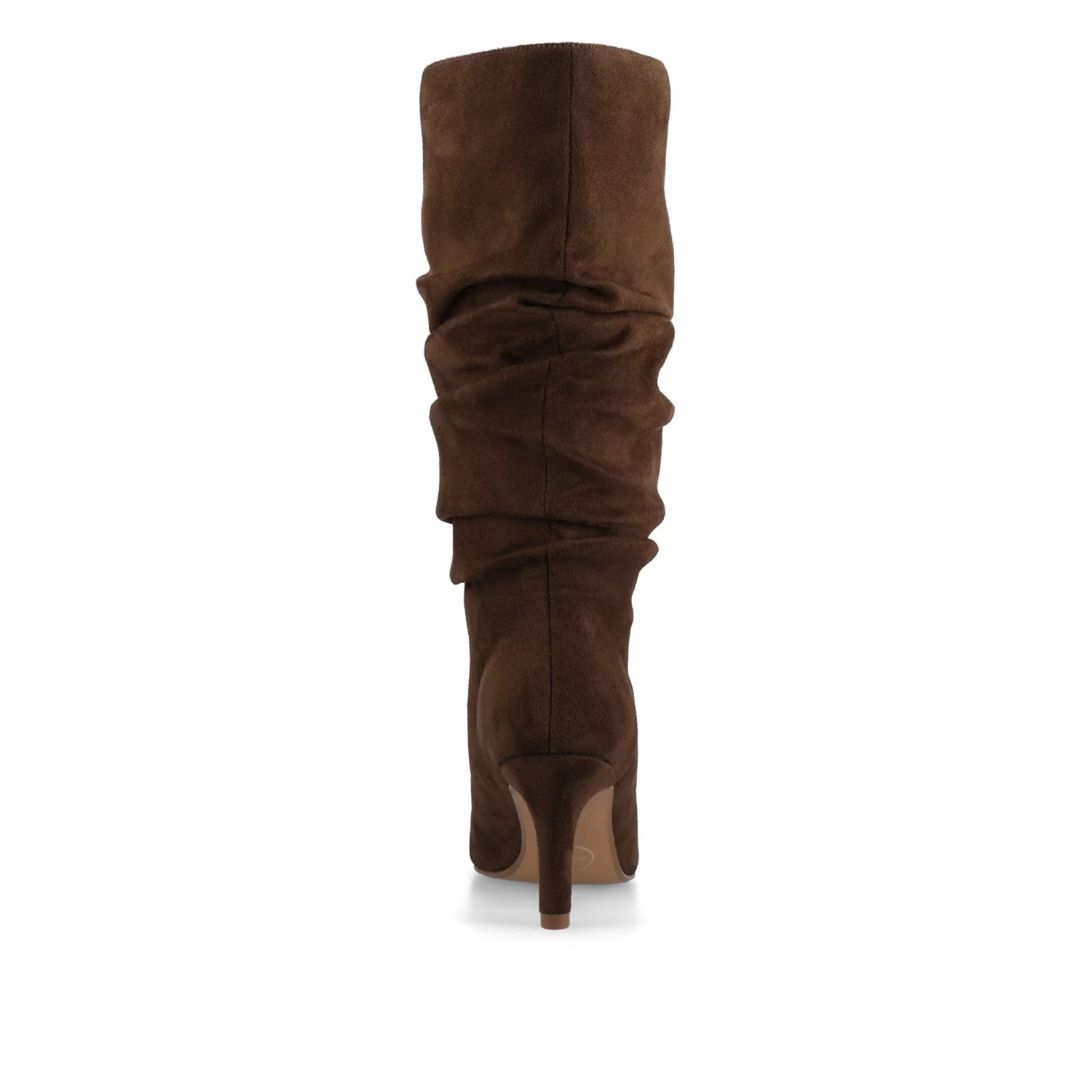 SONNET SLOUCHY BOOTS IN WIDE CALF - Chocolate - Image 6