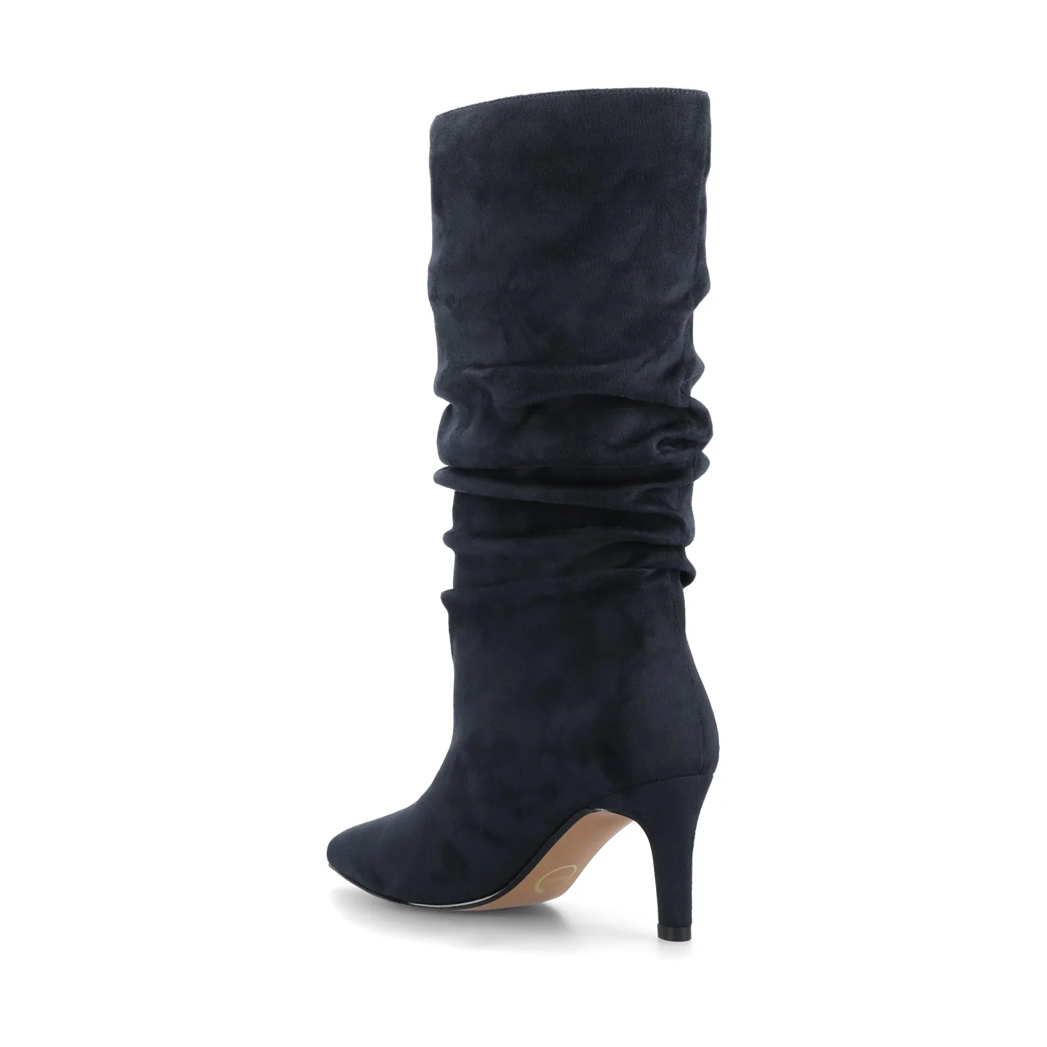 SONNET SLOUCHY BOOTS IN WIDE CALF - Navy - Image 3