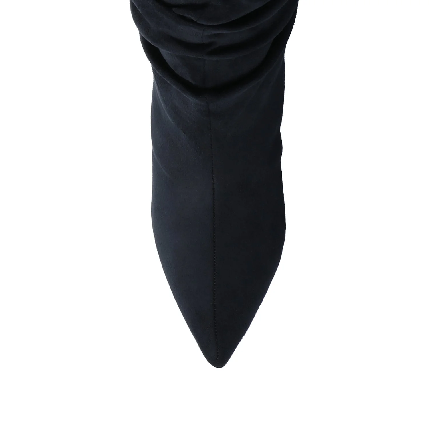 SONNET SLOUCHY BOOTS IN WIDE CALF - Navy - Image 4