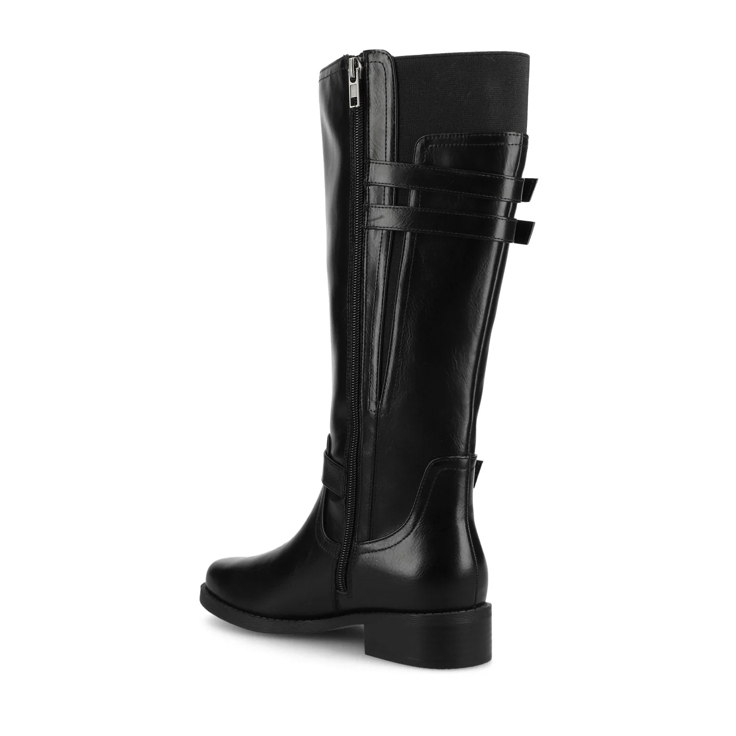 SONNY KNEE HIGH BOOT IN EXTRA WIDE CALF - Black - Image 3