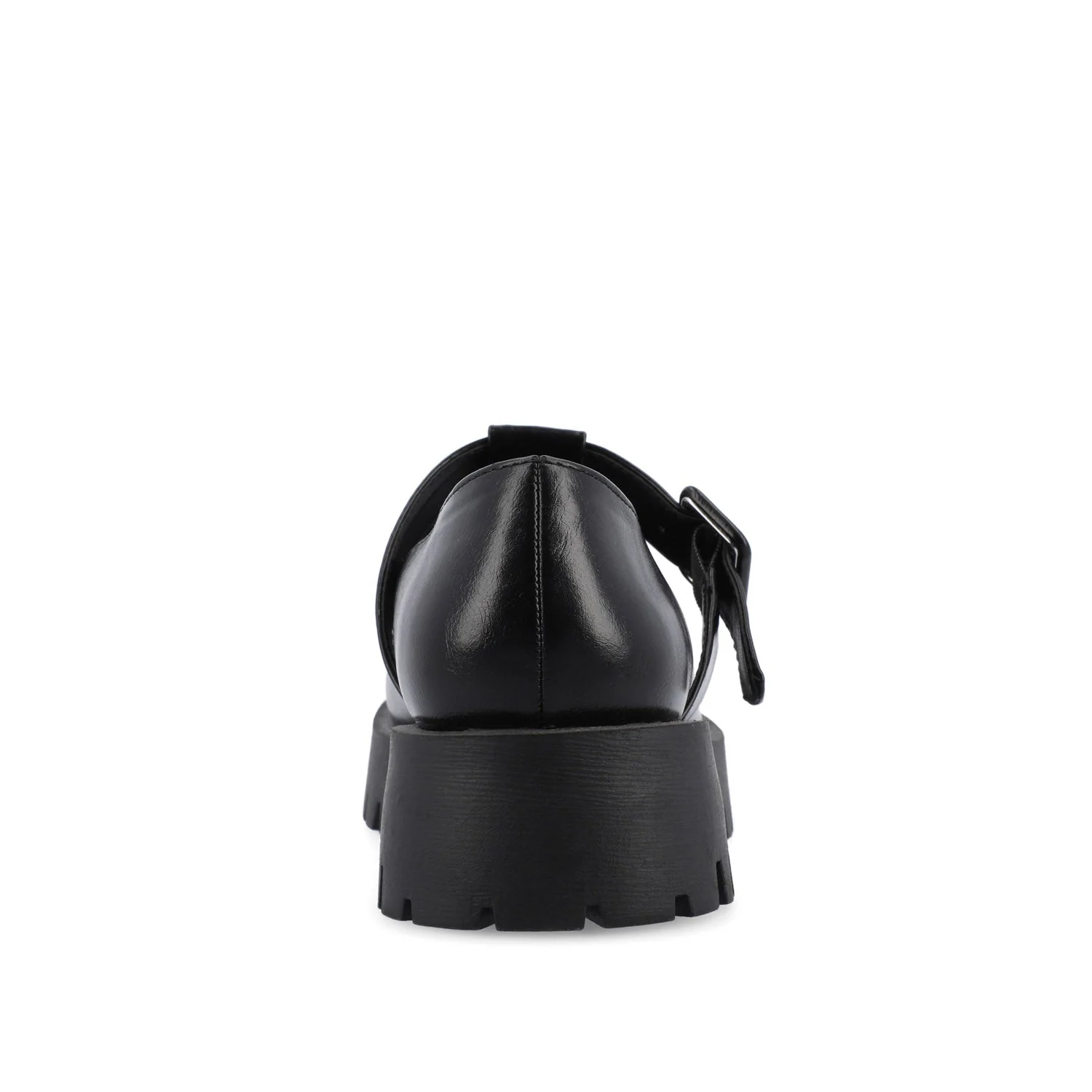 SUVI MARY JANE FLATS IN VEGAN LEATHER - Black Patent - Image 7