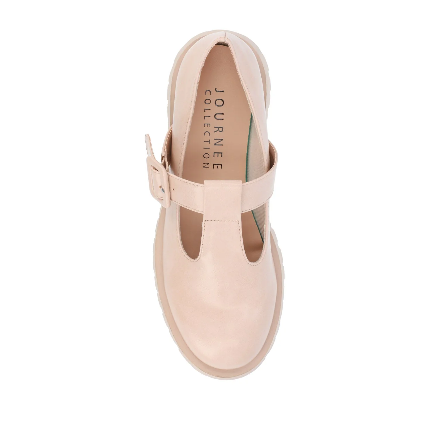 SUVI MARY JANE FLATS IN VEGAN LEATHER - Pink - Image 6