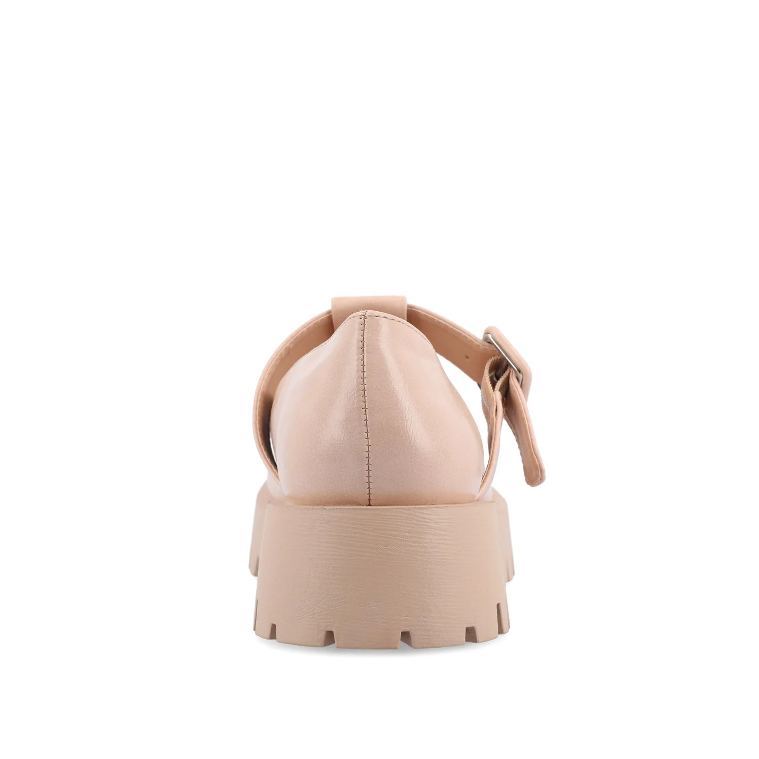 SUVI MARY JANE FLATS IN VEGAN LEATHER - Pink - Image 7