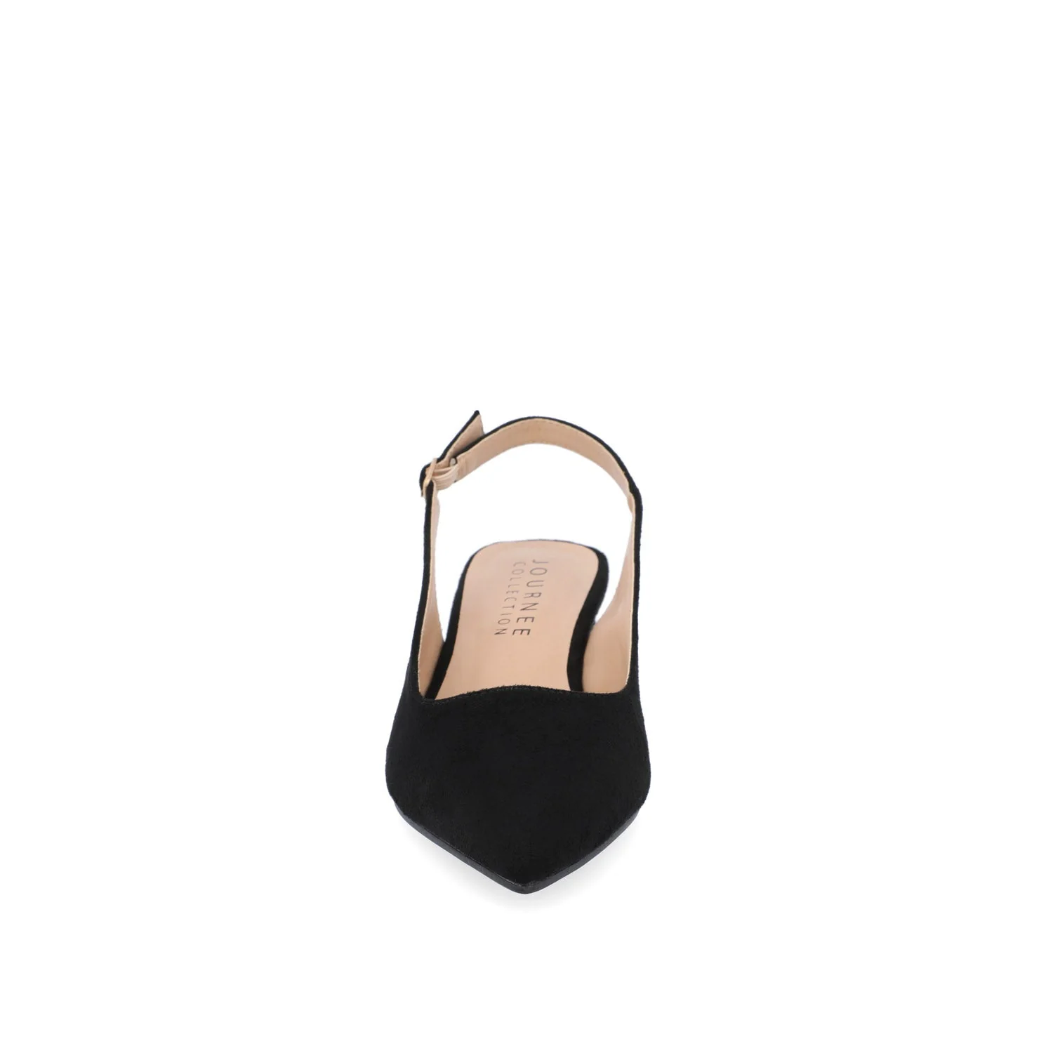 SYLVIA LOW BLOCK HEELS IN WIDE - Black PU - Image 5