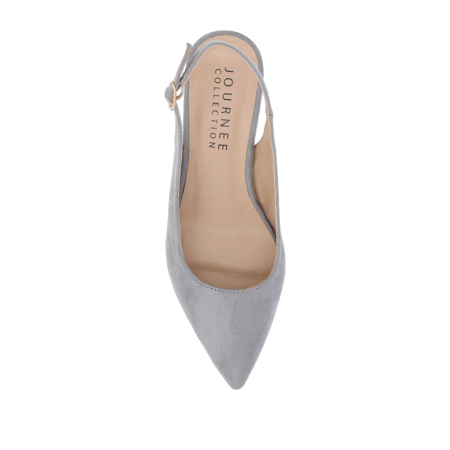 SYLVIA LOW BLOCK HEELS IN WIDE - Grey - Image 6