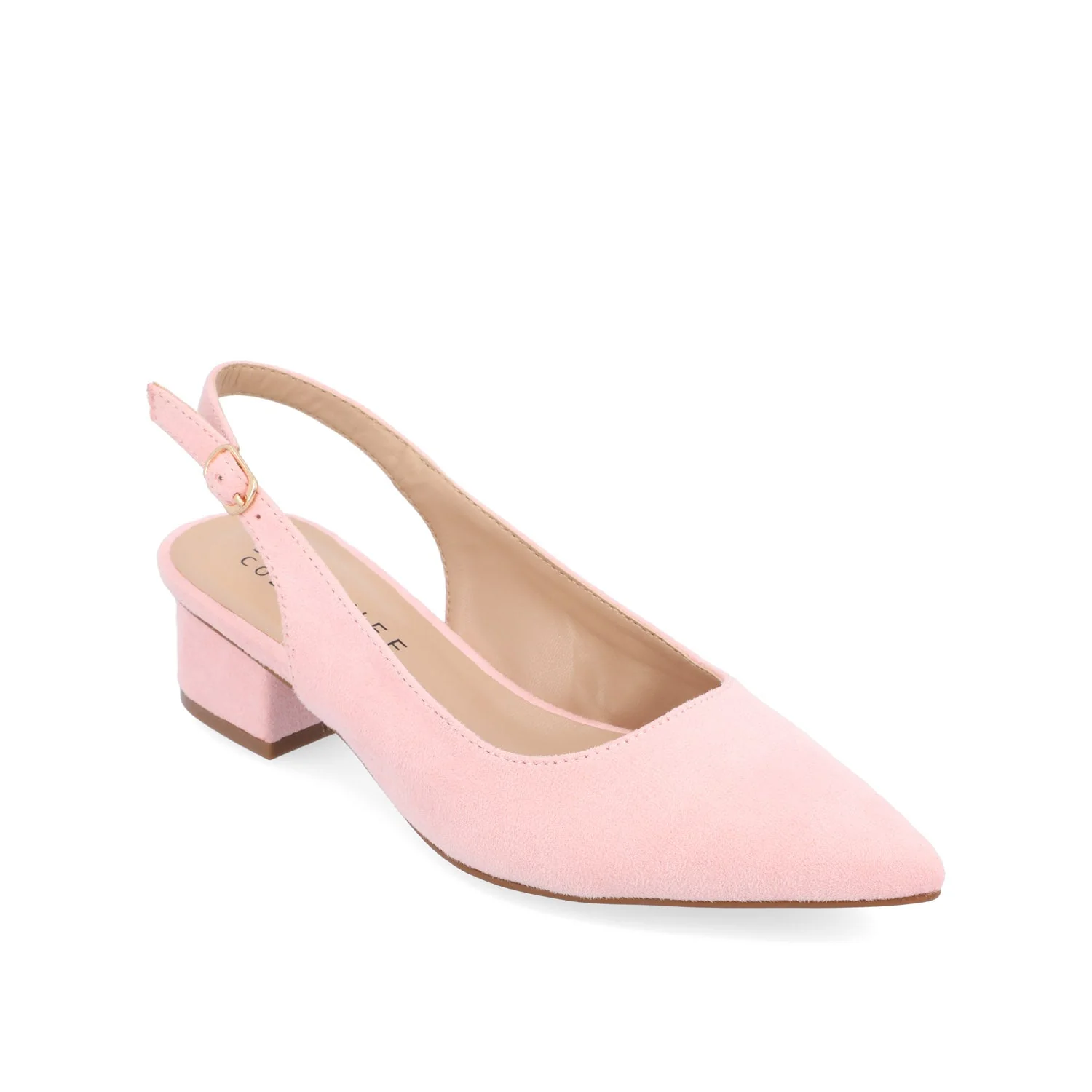 SYLVIA LOW BLOCK HEELS IN WIDE - Pink - Image 2