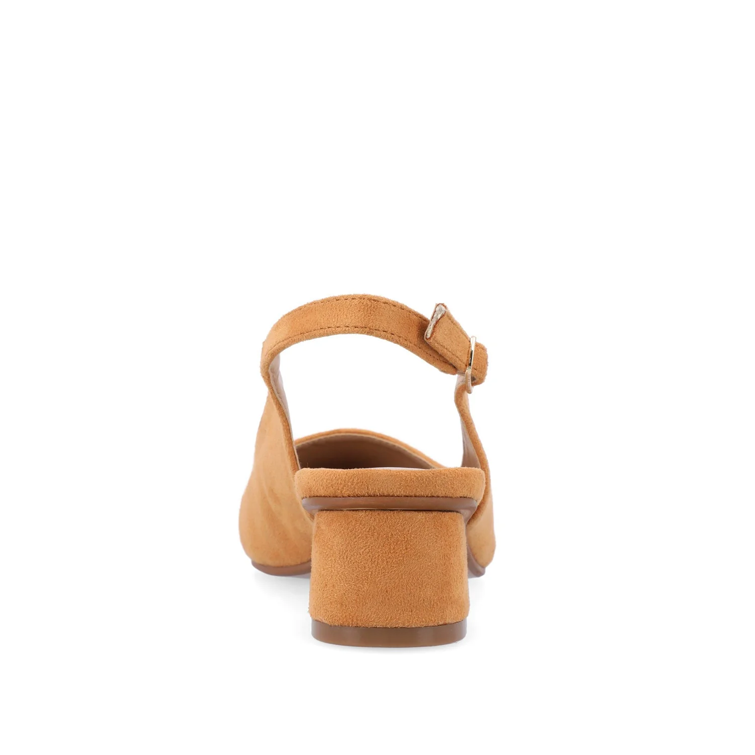 SYLVIA LOW BLOCK HEELS IN WIDE - Tan - Image 7