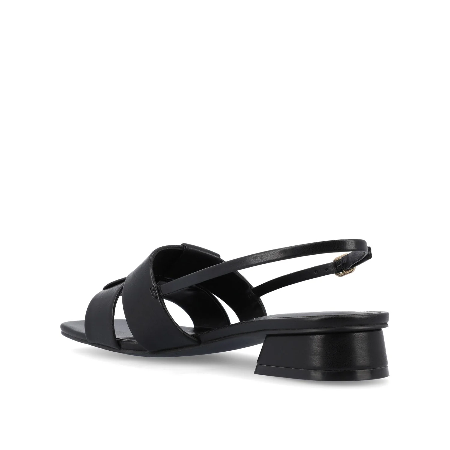 TABATHA LOW BLOCK HEELS IN VEGAN LEATHER - Black - Image 4