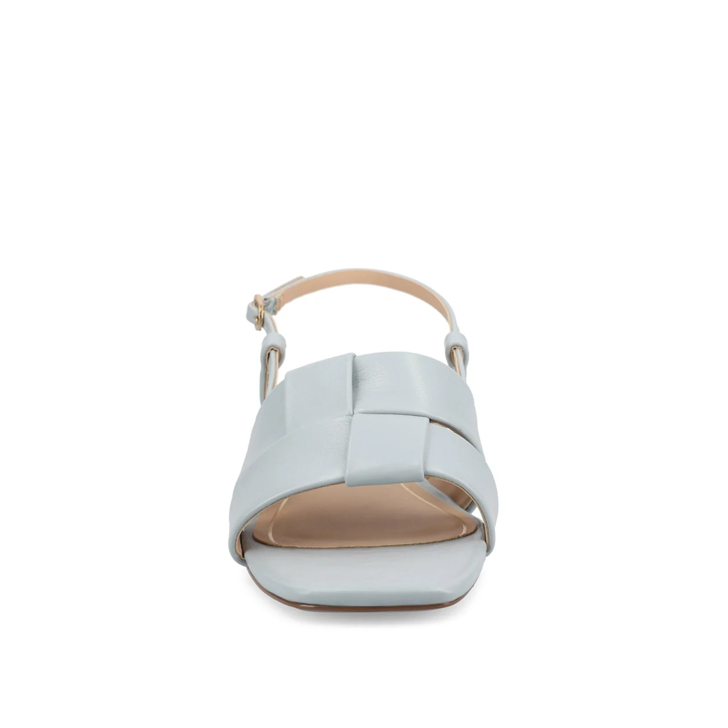 TABATHA LOW BLOCK HEELS IN VEGAN LEATHER IN WIDE - Blue - Image 5