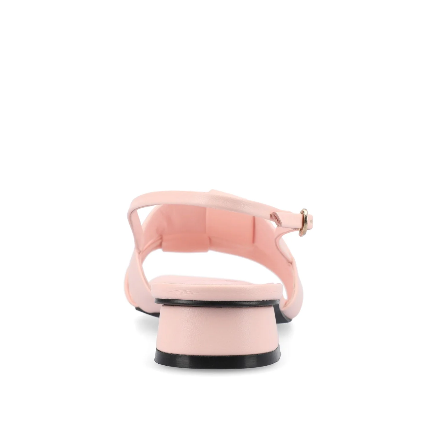 TABATHA LOW BLOCK HEELS IN VEGAN LEATHER IN WIDE - Pink - Image 7