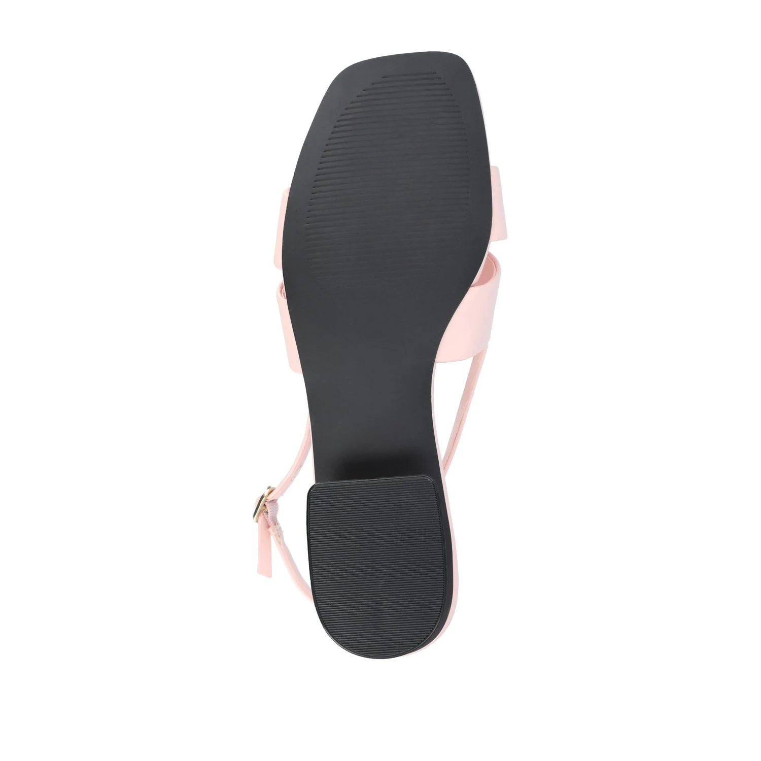 TABATHA LOW BLOCK HEELS IN VEGAN LEATHER IN WIDE - Pink - Image 8