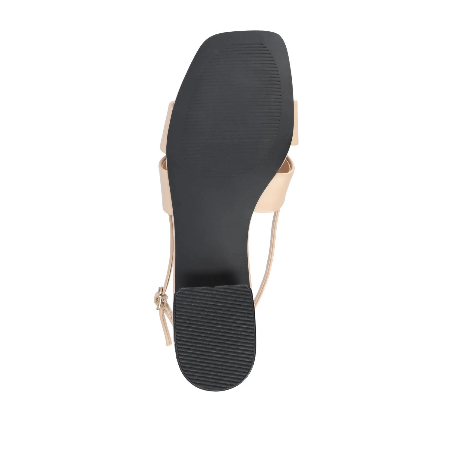 TABATHA LOW BLOCK HEELS IN VEGAN LEATHER - Nude - Image 10