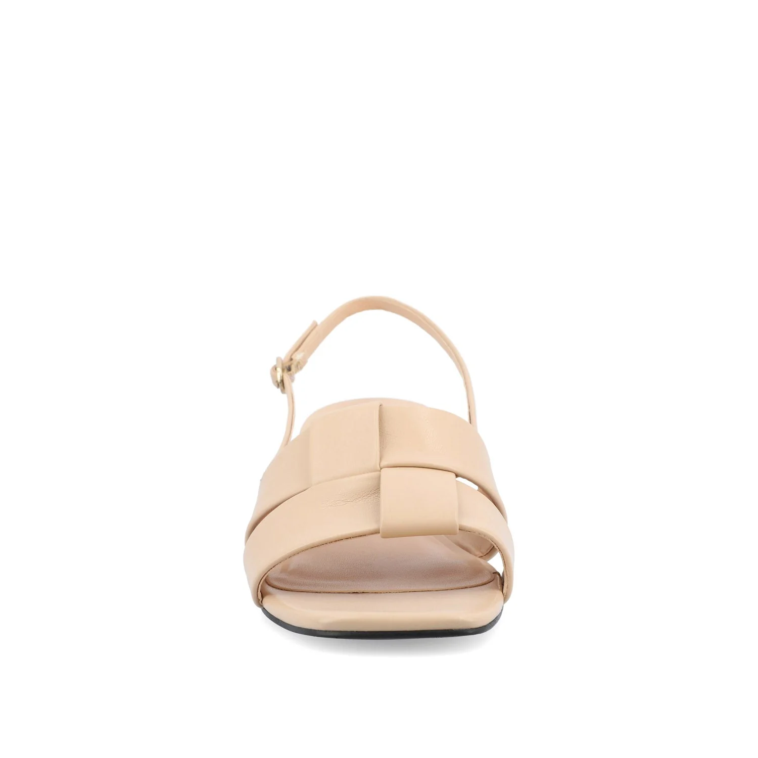 TABATHA LOW BLOCK HEELS IN VEGAN LEATHER - Nude - Image 7