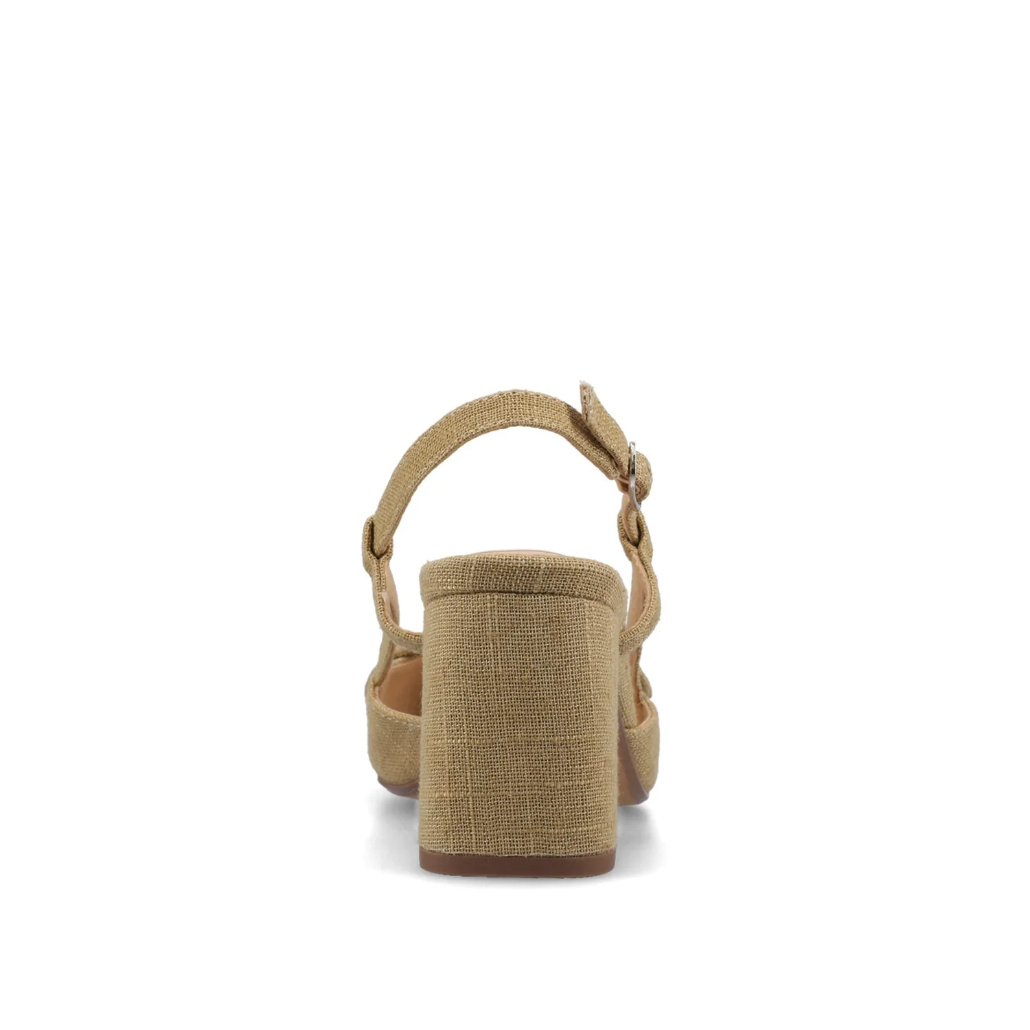 TAILYNN SLINGBACK BLOCK HEELS IN STATEMENT - Wheat - Image 7