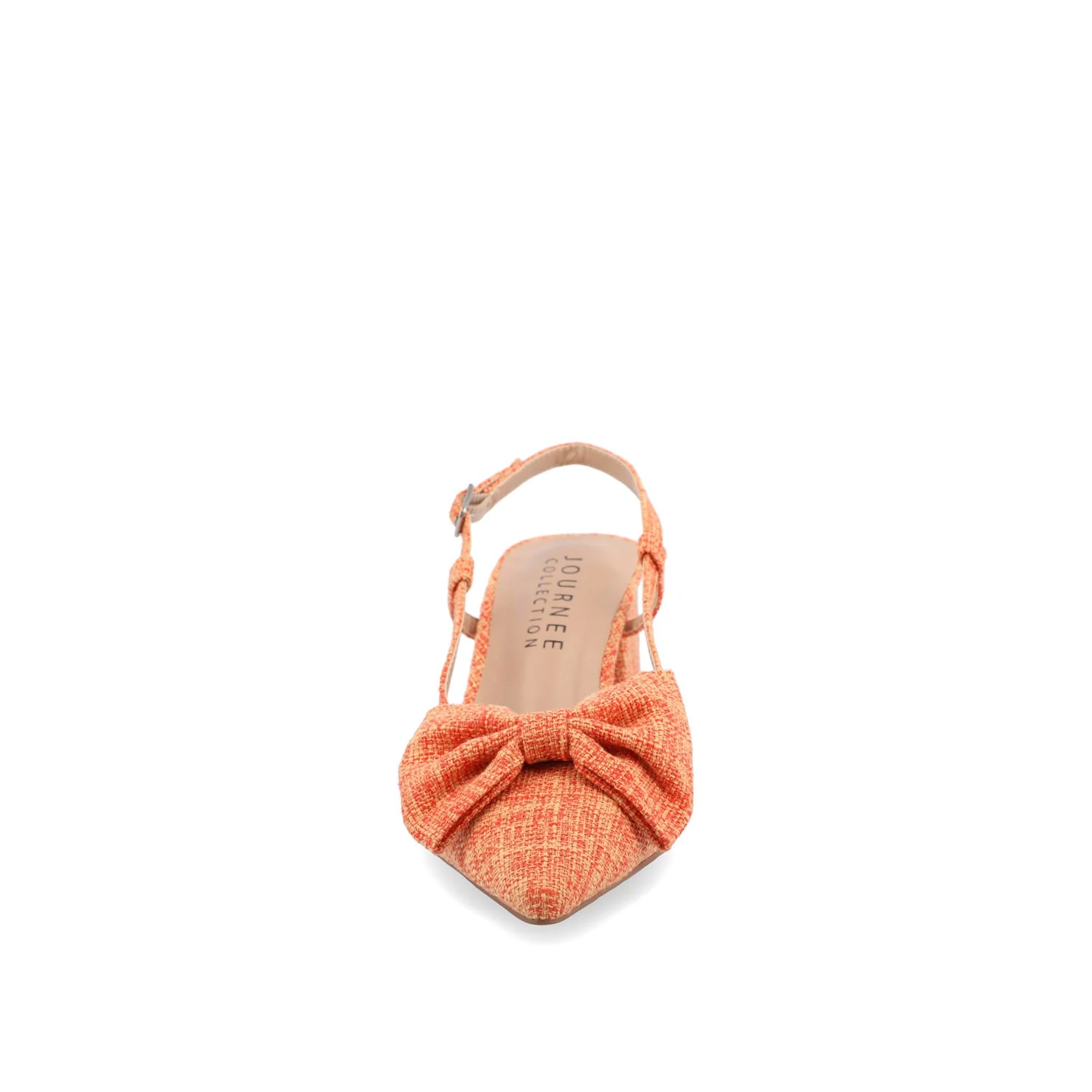 TAILYNN BLOCK PUMP HEELS IN WIDE - Orange - Image 5