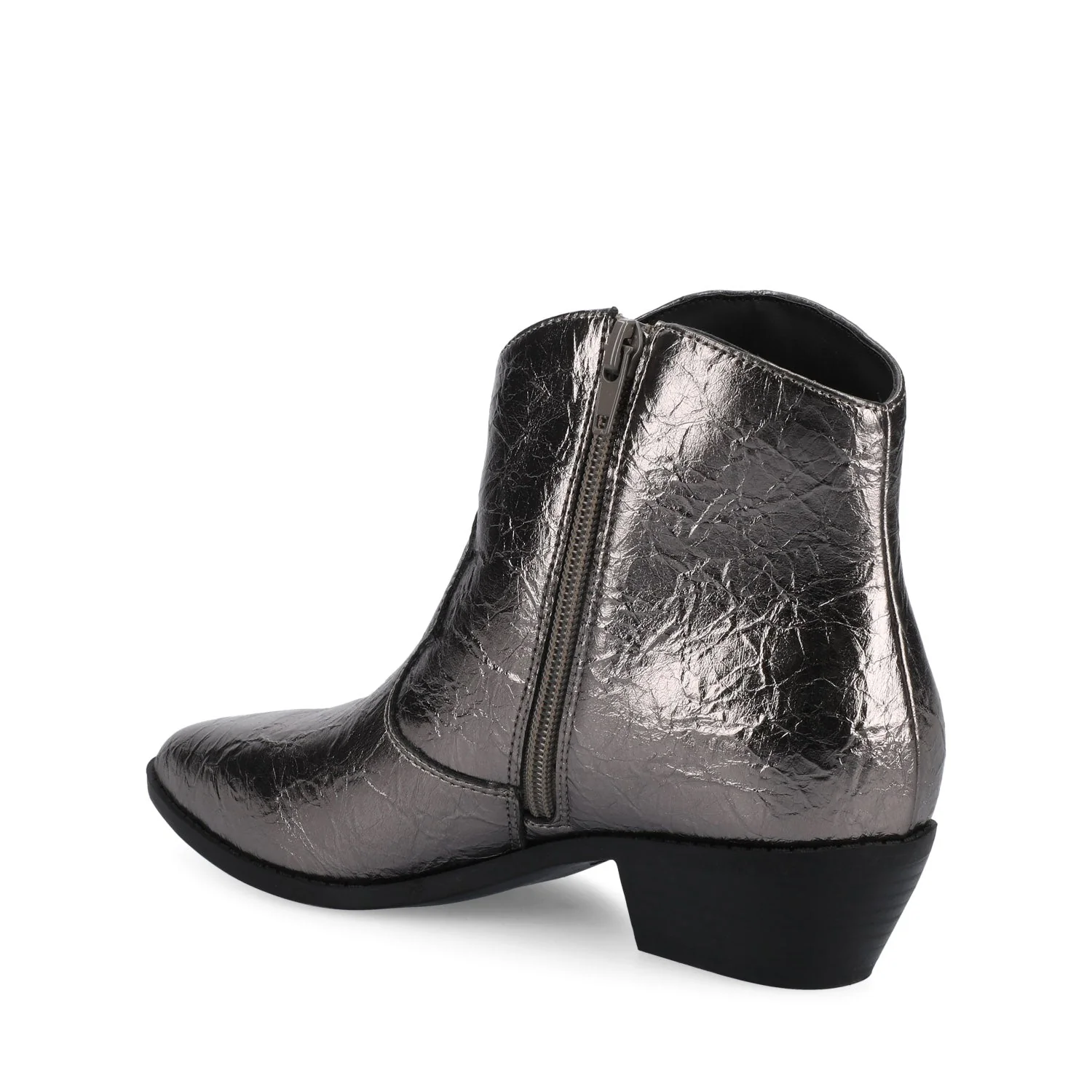 TALIAH WESTERN ANKLE BOOTIES - Pewter - Image 4