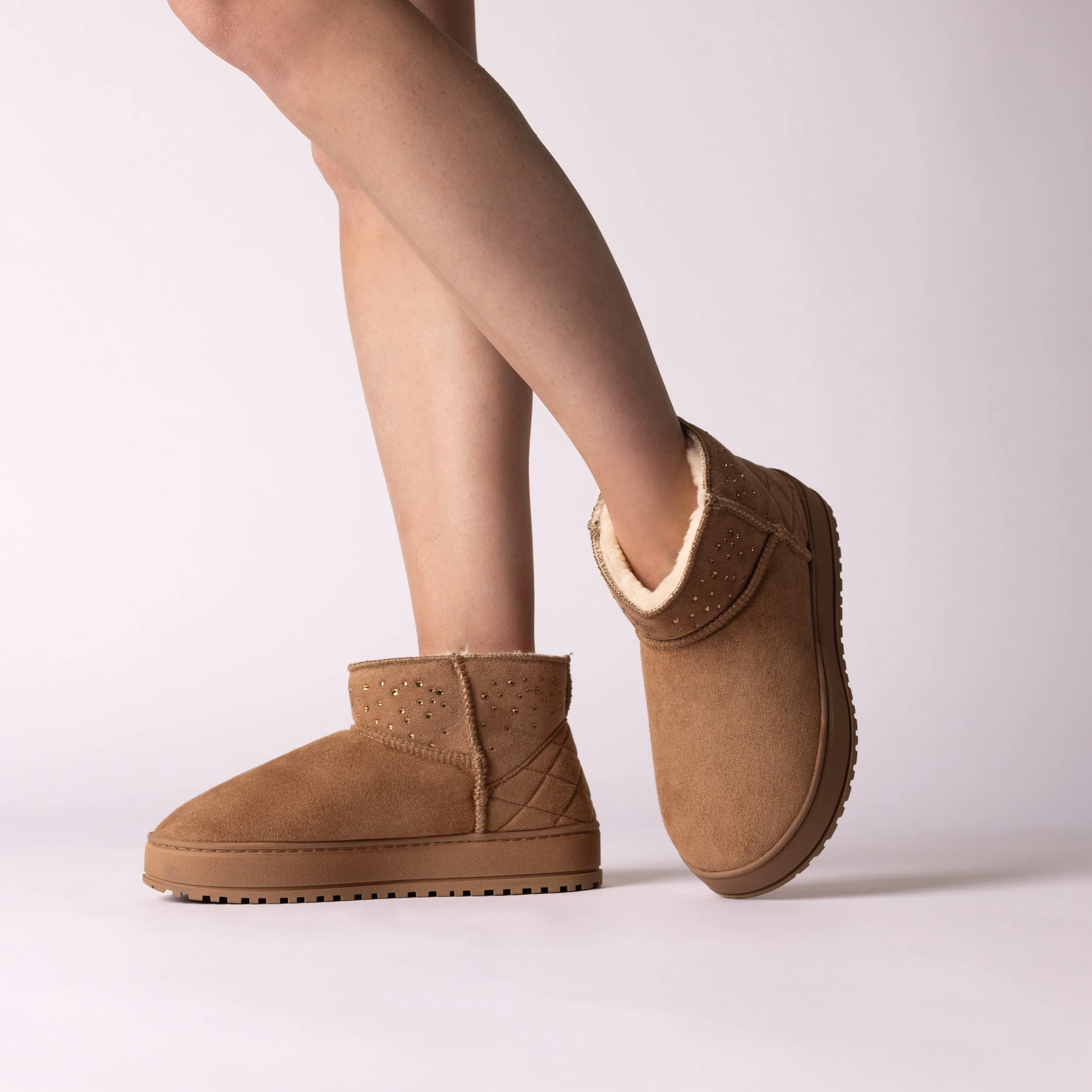 TARLA SLIPPER BOOTIE - Chestnut - Image 2