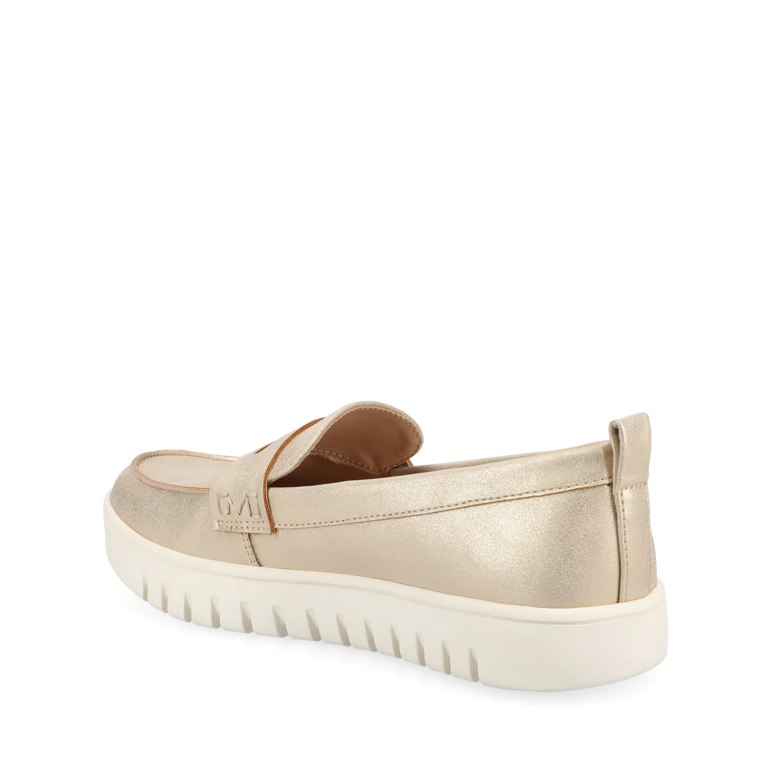 TAYLA PENNY LOAFER IN WIDE - Gold - Image 3