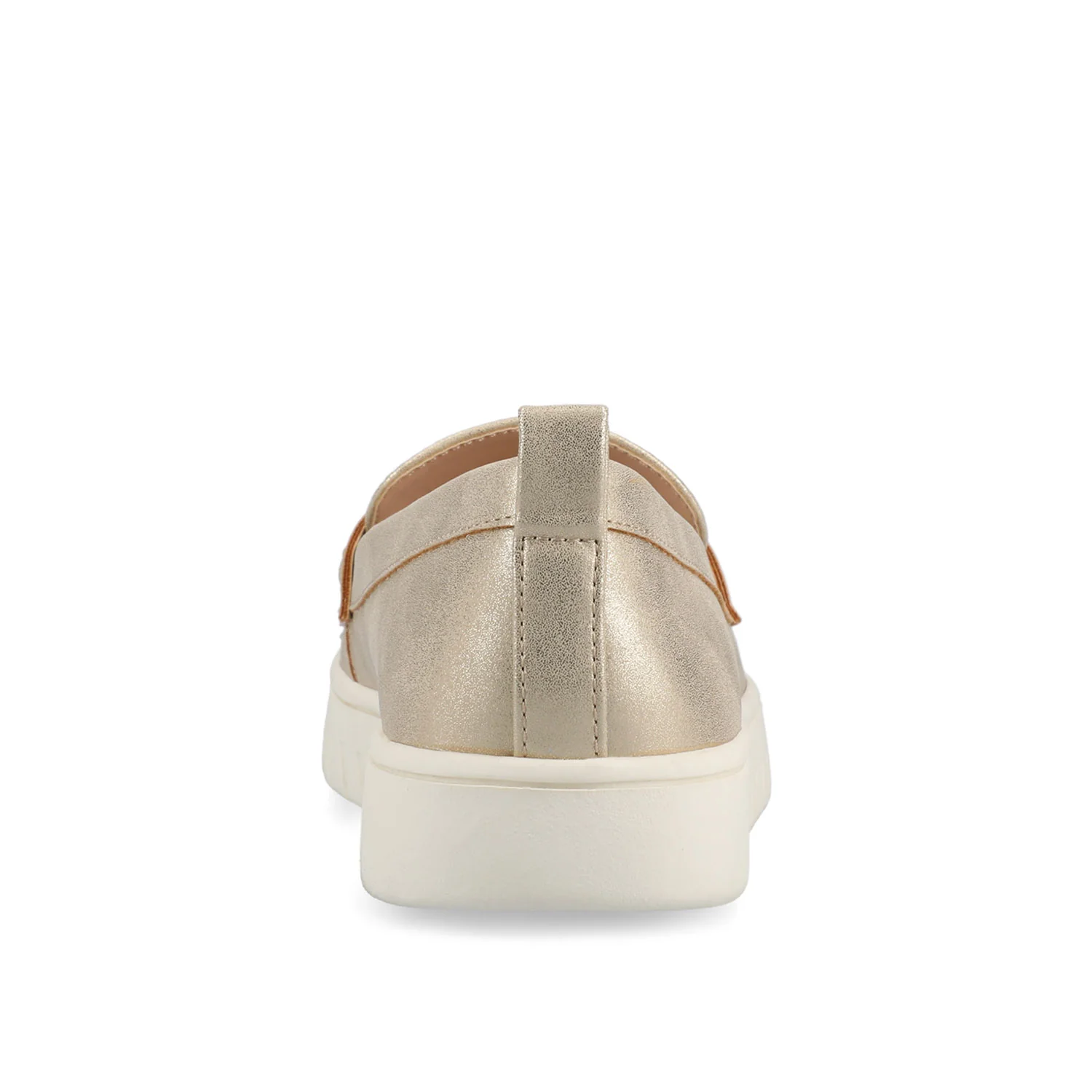 TAYLA PENNY LOAFER IN WIDE - Gold - Image 6