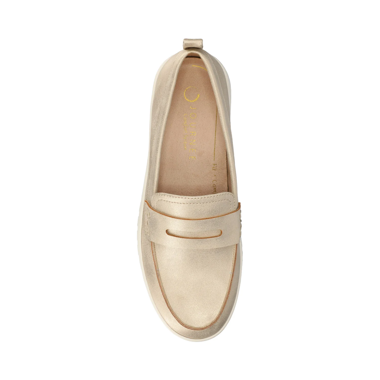 TAYLA PENNY LOAFER - Gold - Image 4