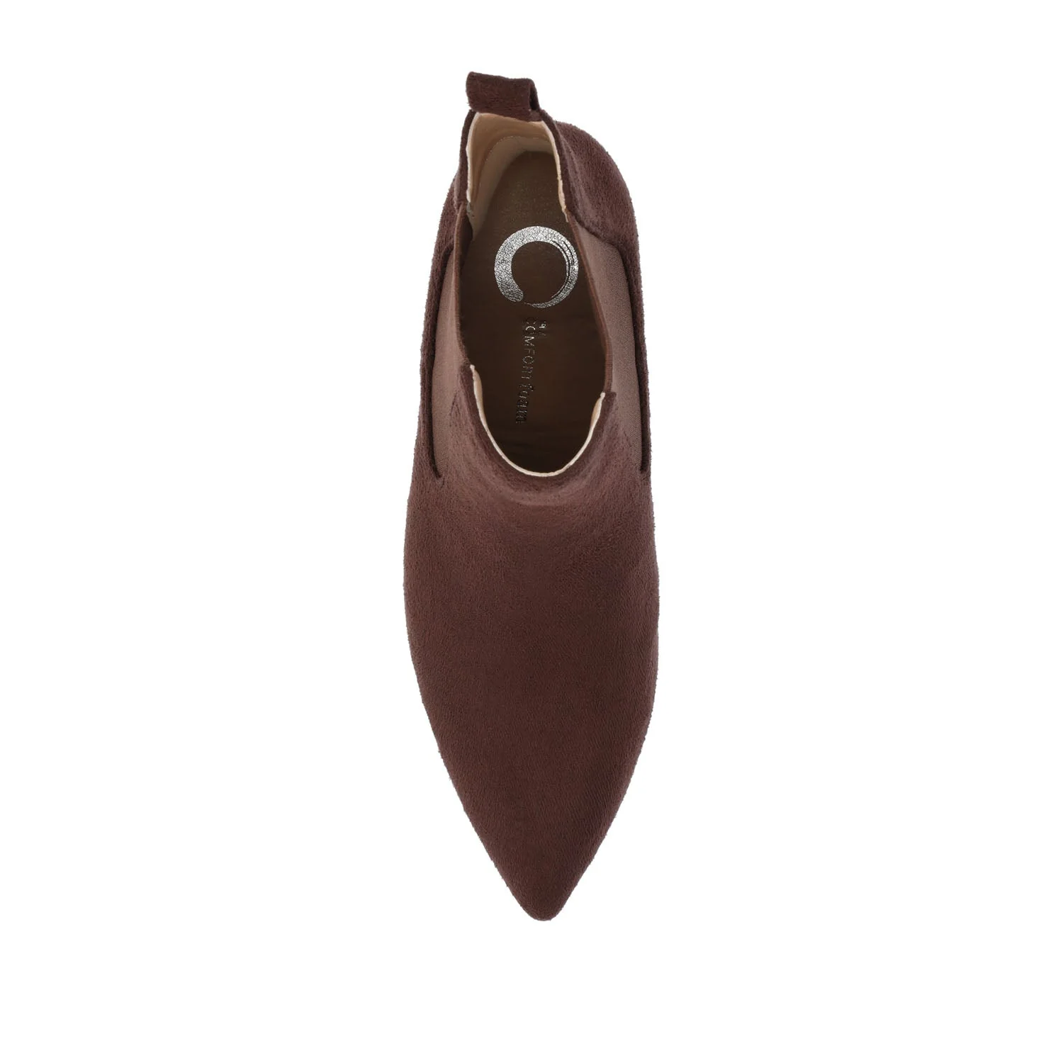 TENLEE CHELSEA BOOTIES IN FAUX SUEDE - Brown Faux Suede - Image 6