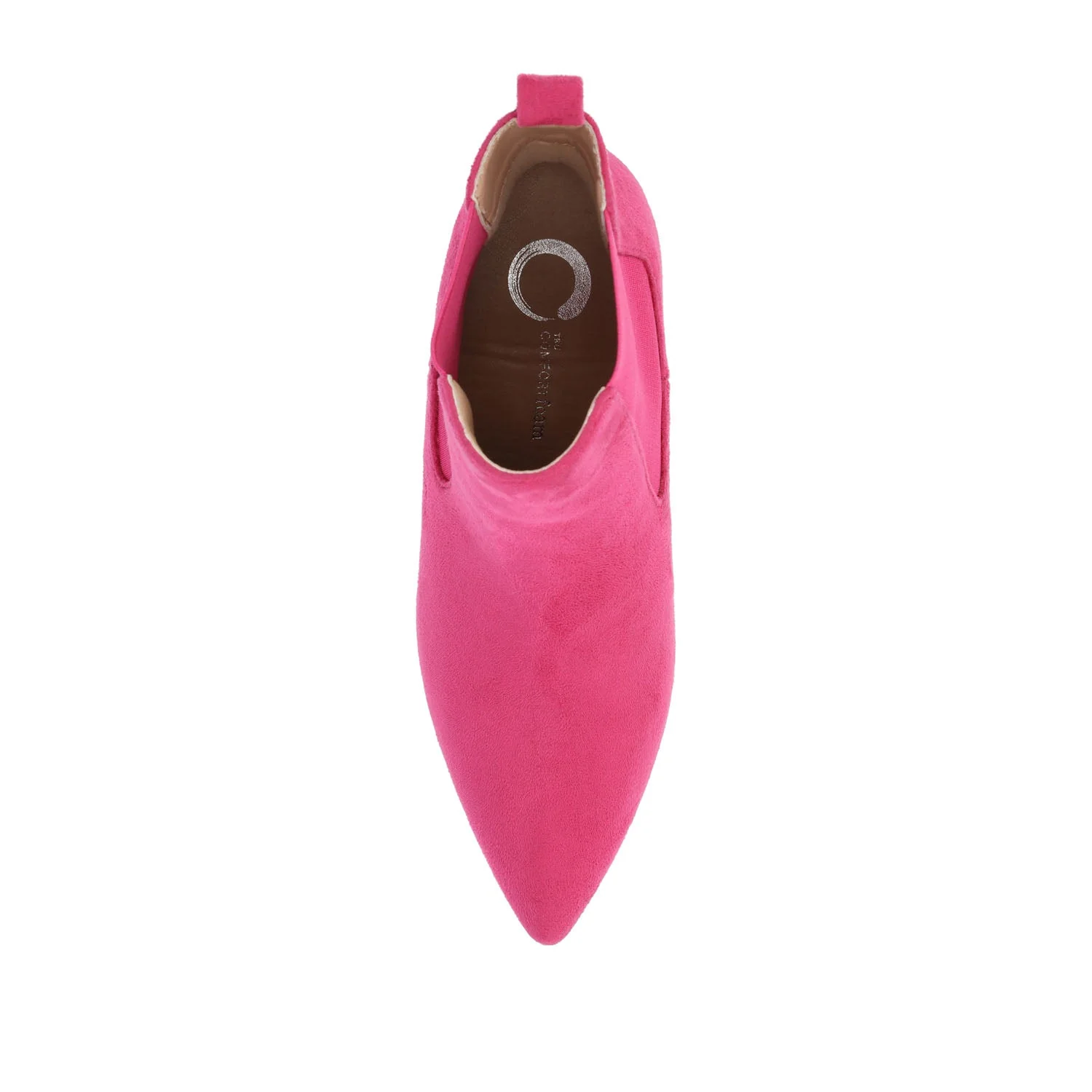 TENLEE CHELSEA BOOTIES IN FAUX SUEDE - Pink Faux Suede - Image 6