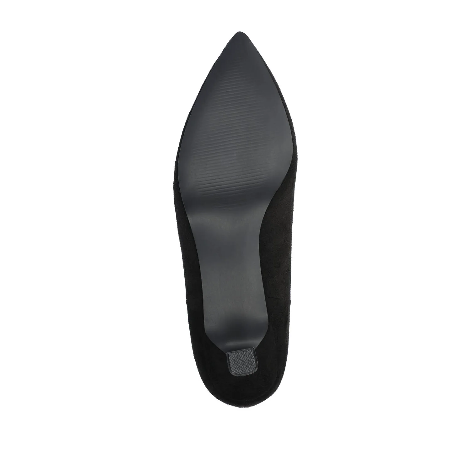 TENLEE CHELSEA BOOTIES IN WIDE - Black Faux Suede - Image 8