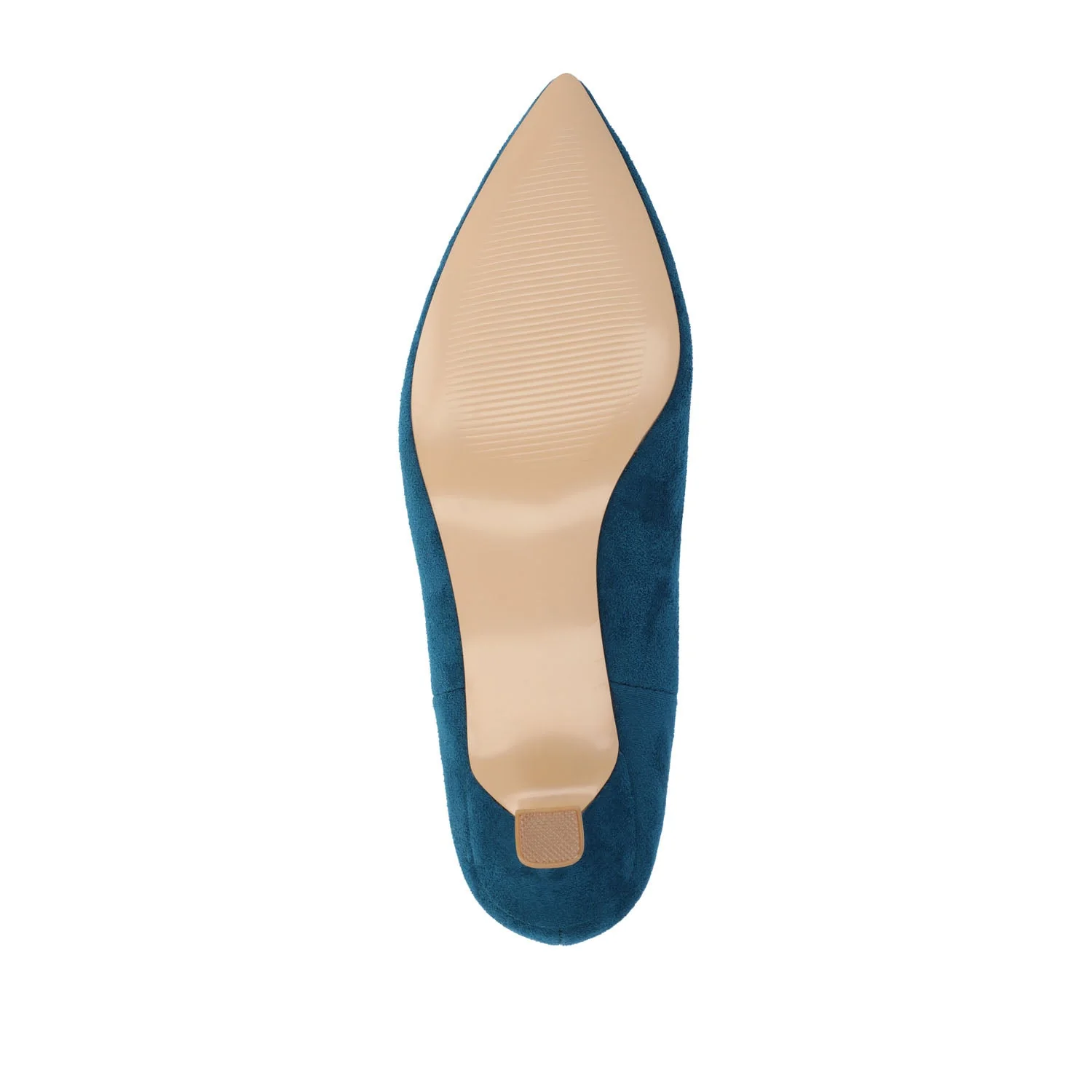 TENLEE CHELSEA BOOTIES IN WIDE - Blue Faux Suede - Image 8