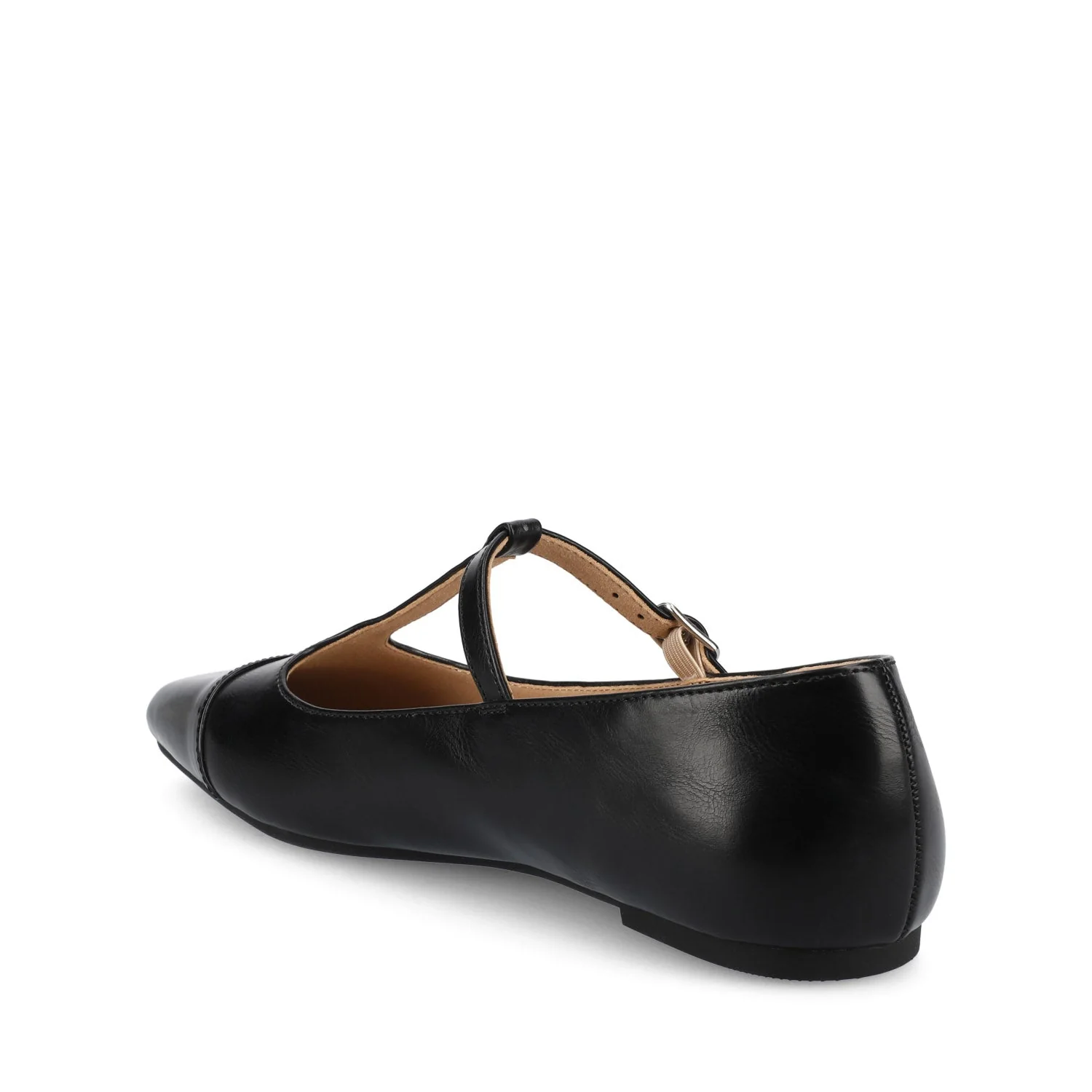 THEAH T-STRAP BALLET FLATS - Black - Image 4