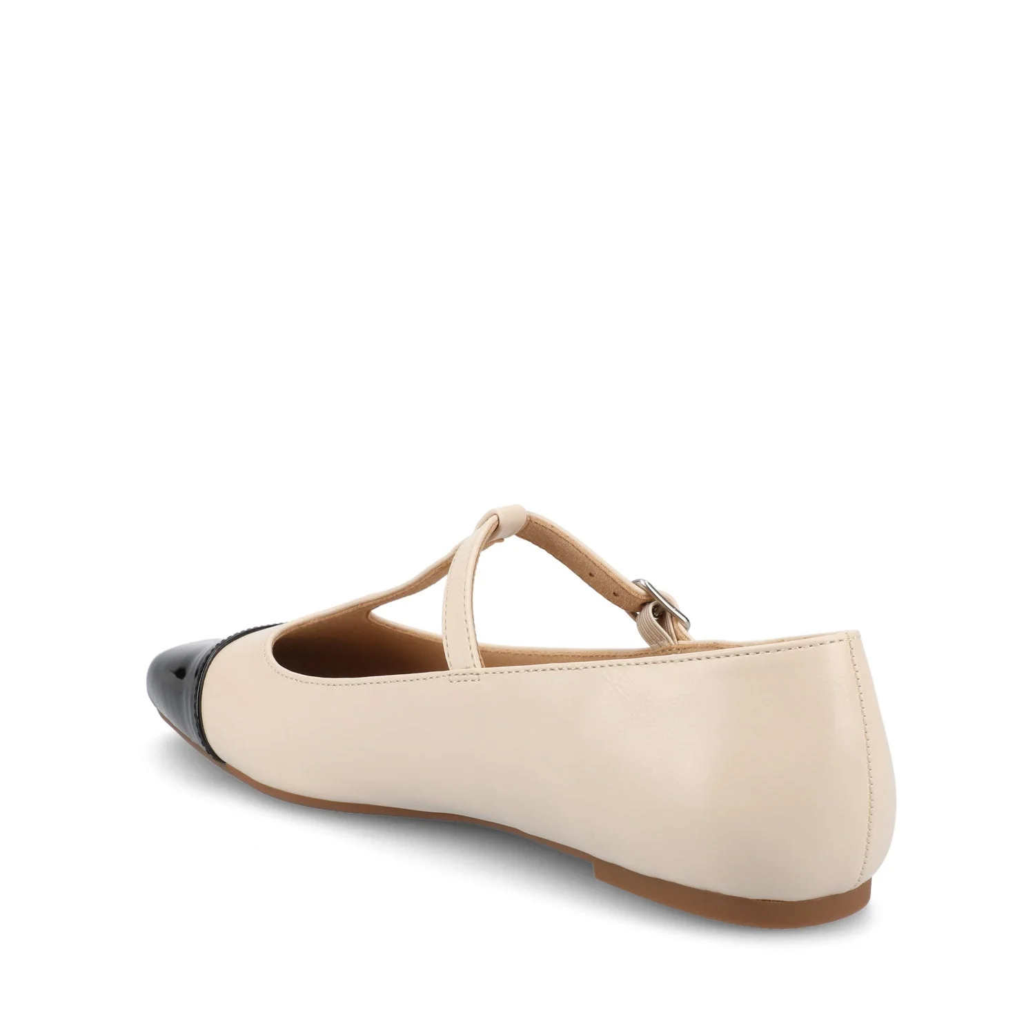 THEAH MARY JANE FLATS IN WIDE - Bone - Image 4
