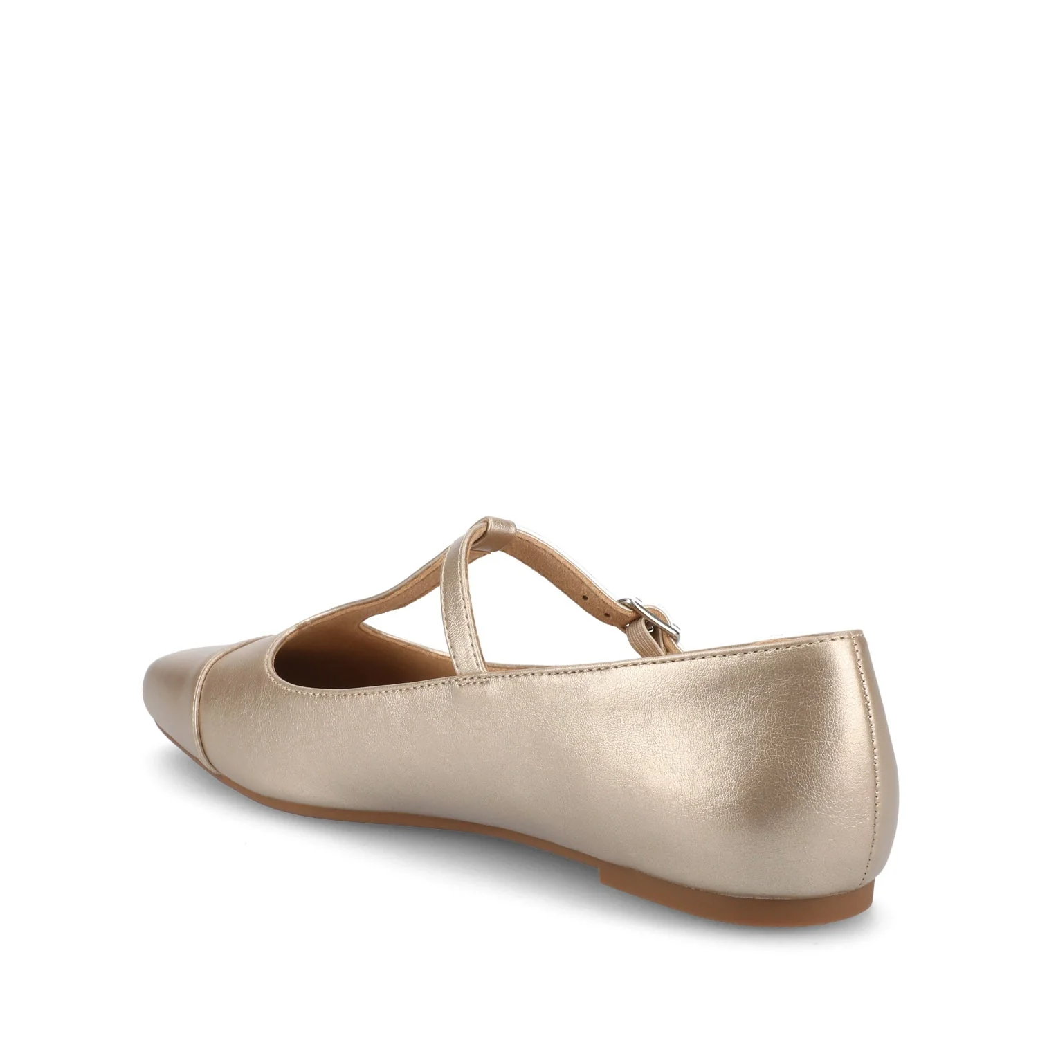THEAH MARY JANE FLATS IN WIDE - Champagne - Image 4