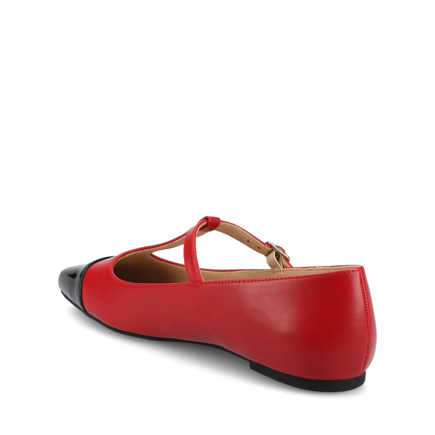THEAH MARY JANE FLATS IN WIDE - Red - Image 4
