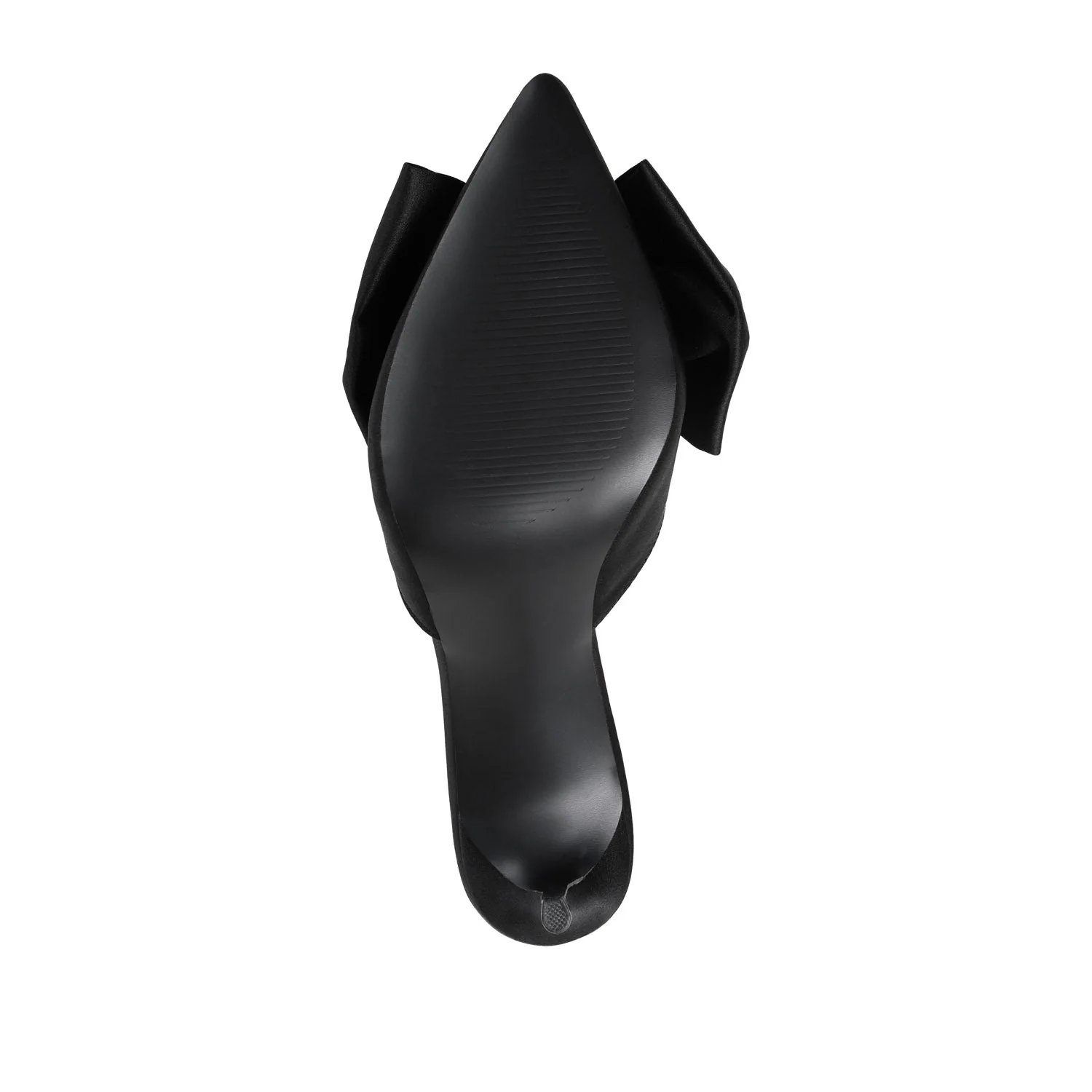 TIARRA STILETTO HEELS IN SATIN - Black - Image 8