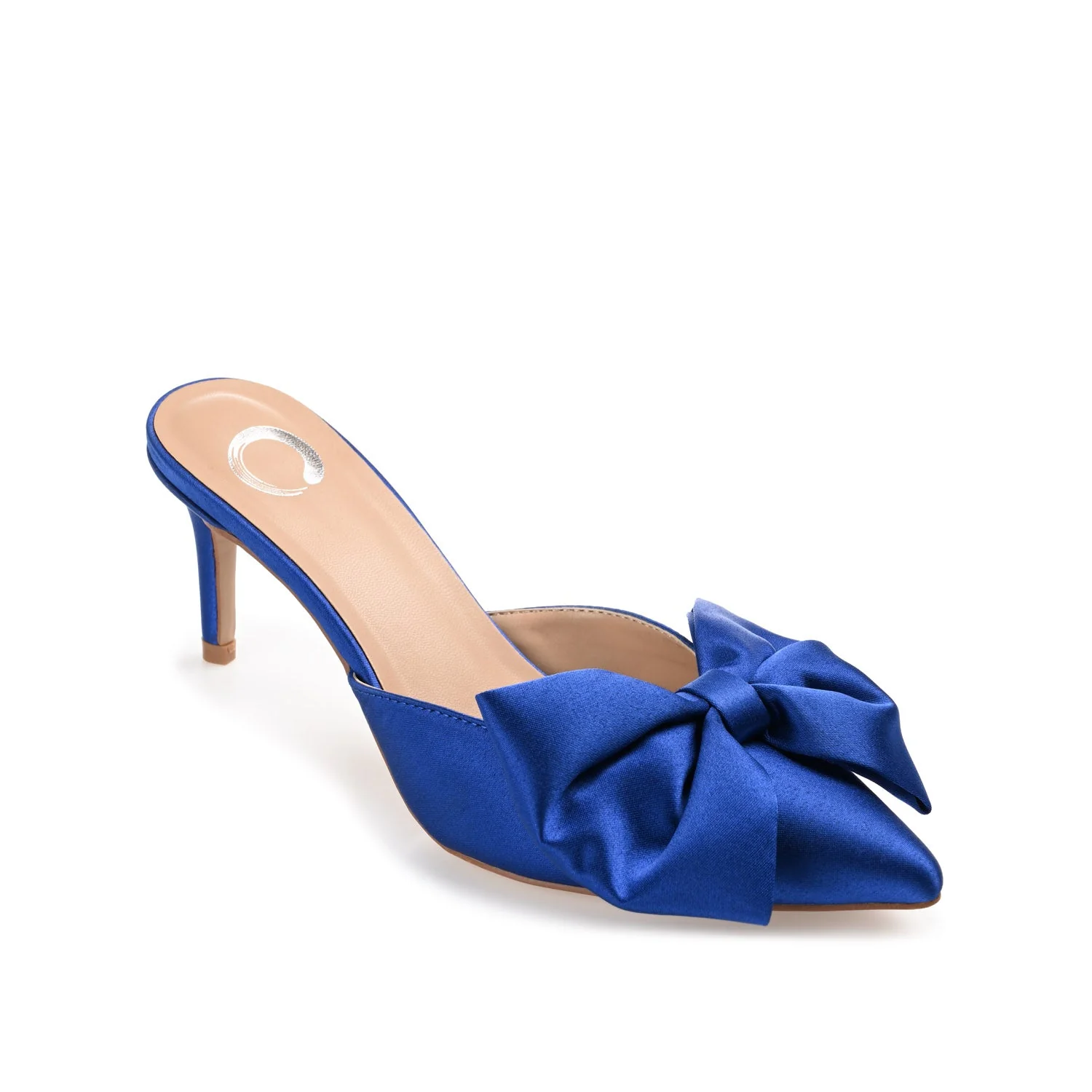TIARRA STILETTO HEELS IN SATIN - Blue - Image 2