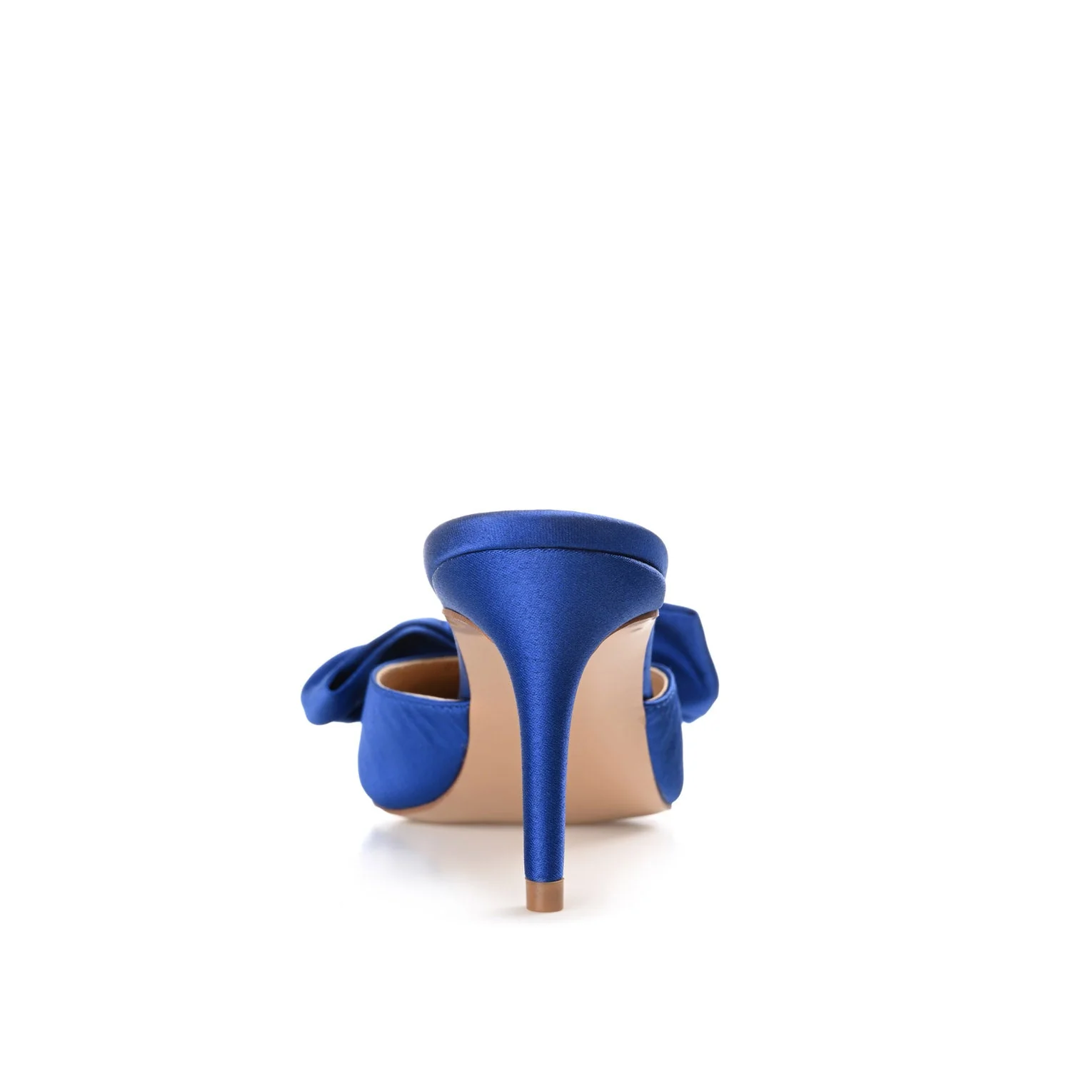 TIARRA STILETTO HEELS IN SATIN - Blue - Image 7