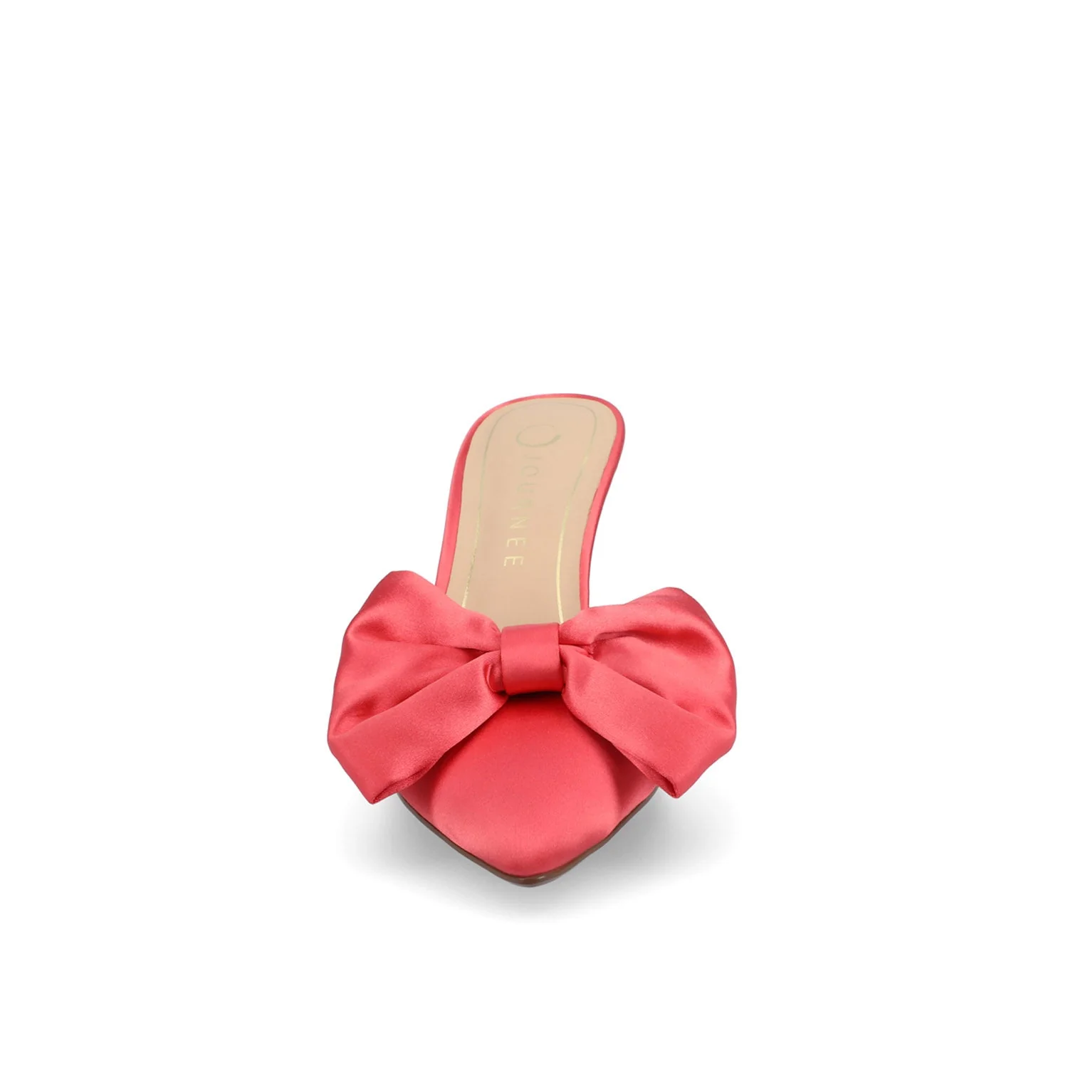 TIARRA STILETTO HEELS IN SATIN - Coral - Image 5