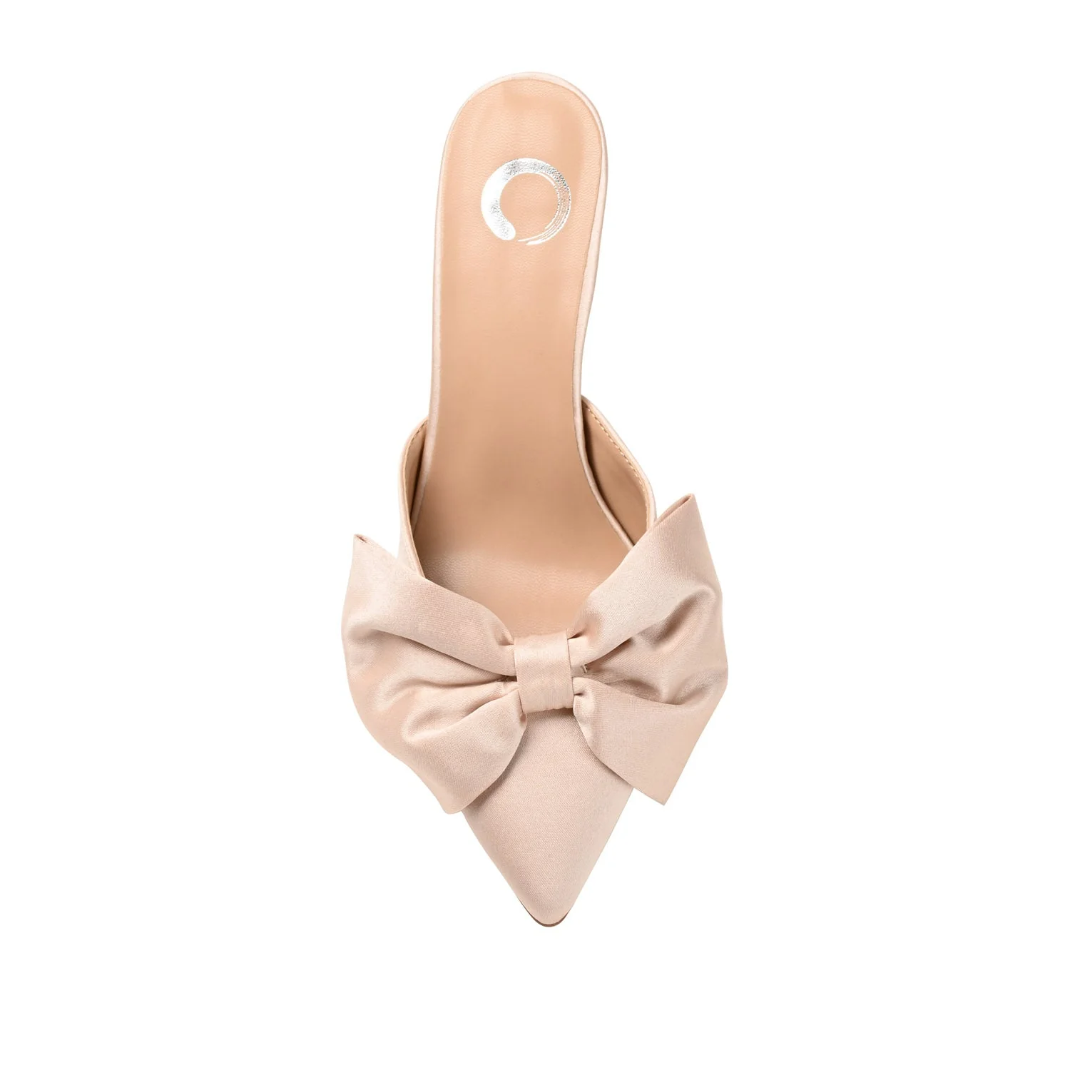 TIARRA STILETTO HEELS IN SATIN - Ivory - Image 6