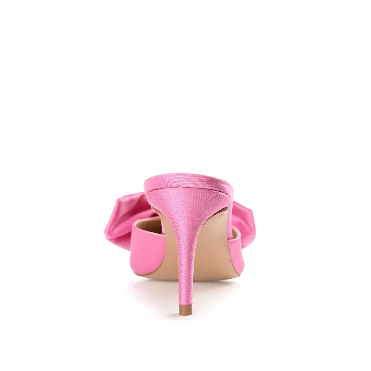 TIARRA STILETTO HEELS IN SATIN - Pink - Image 7