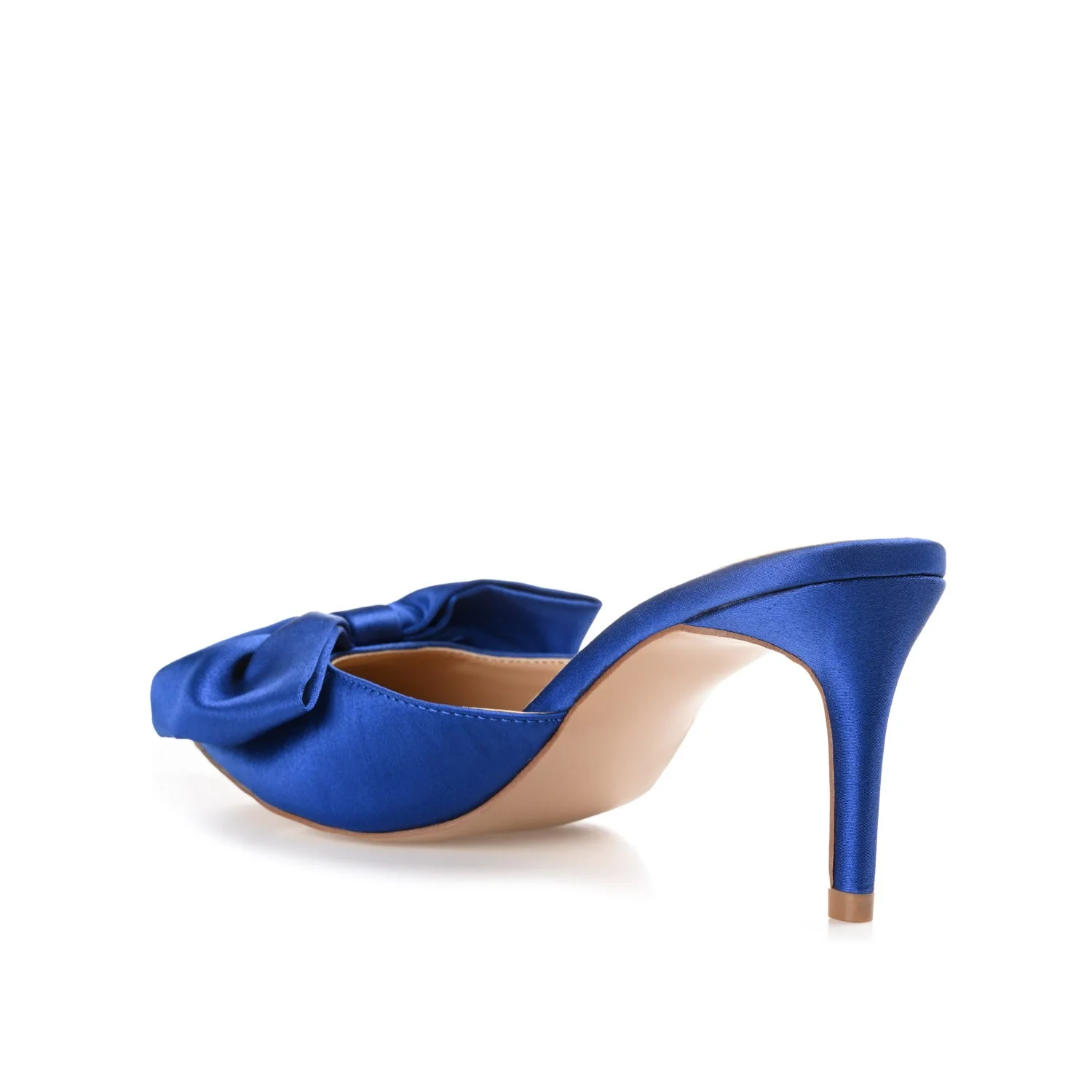 TIARRA STILETTO PUMP HEELS IN WIDE - Blue - Image 4