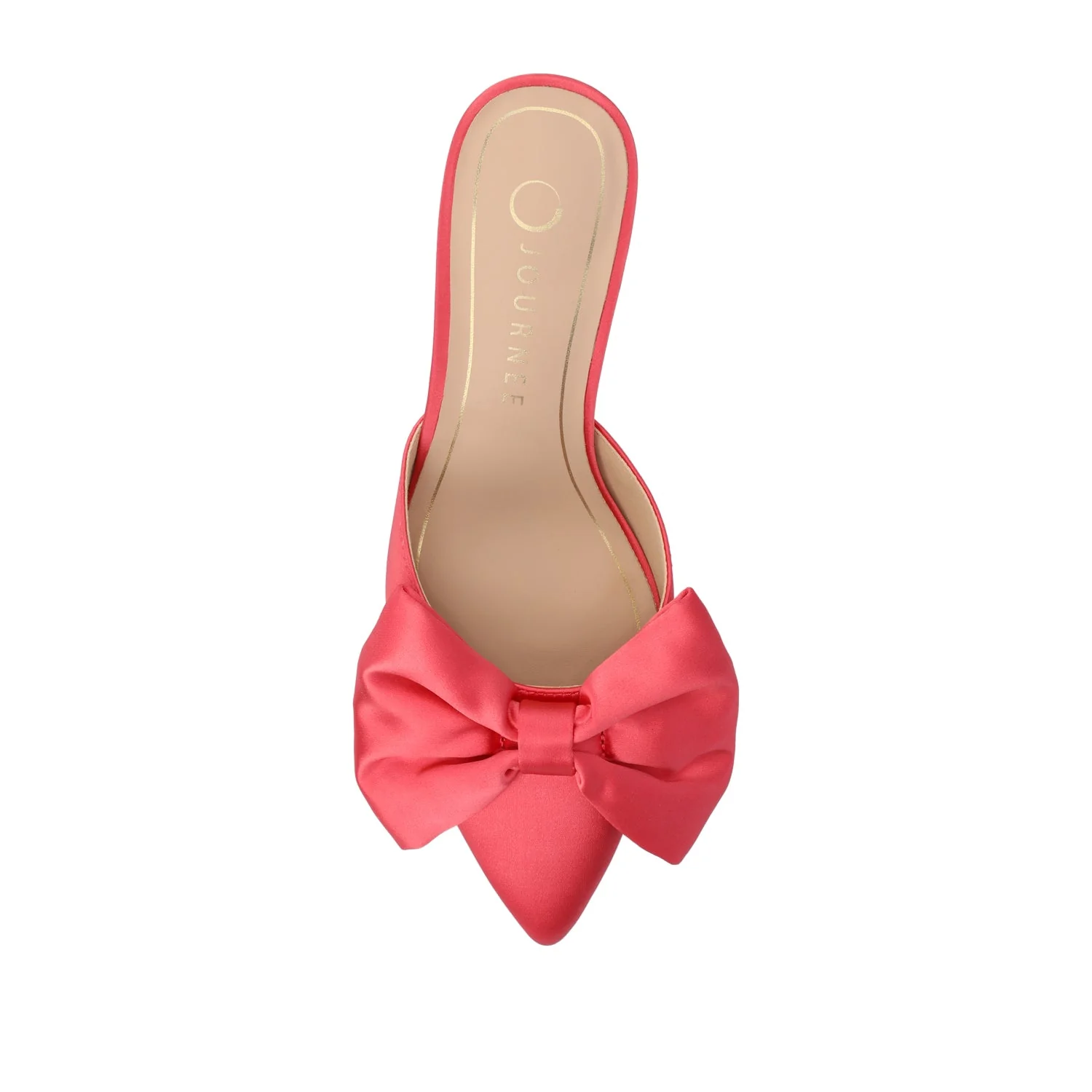 TIARRA STILETTO PUMP HEELS IN WIDE - Coral - Image 6