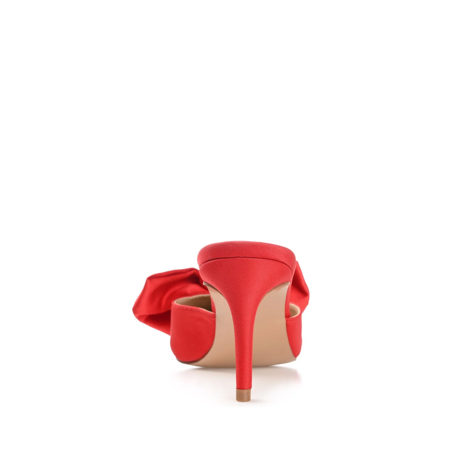 TIARRA STILETTO PUMP HEELS IN WIDE - Red - Image 7