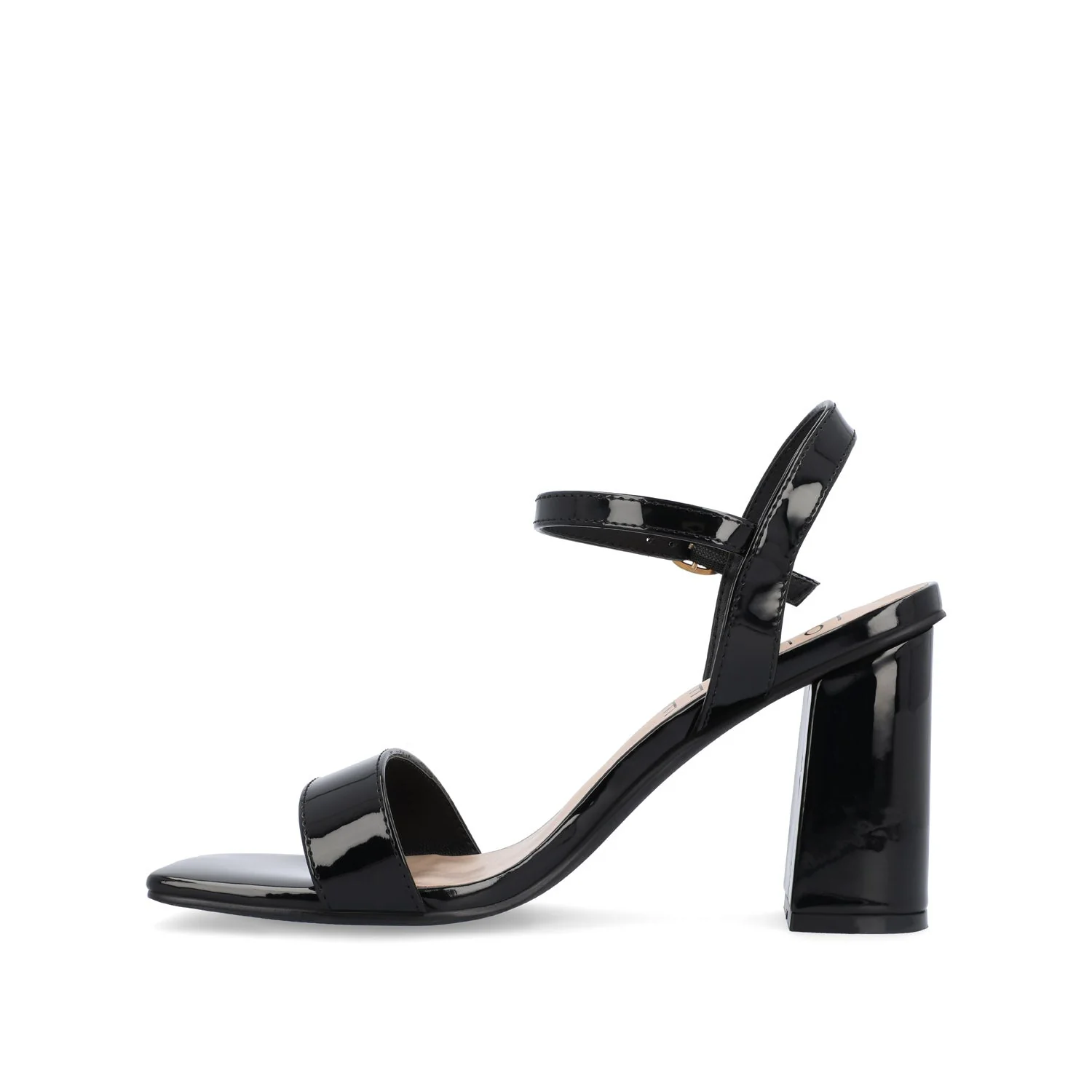 TIVONA STRAPPY BLOCK HEELS IN VEGAN LEATHER - Black - Image 3