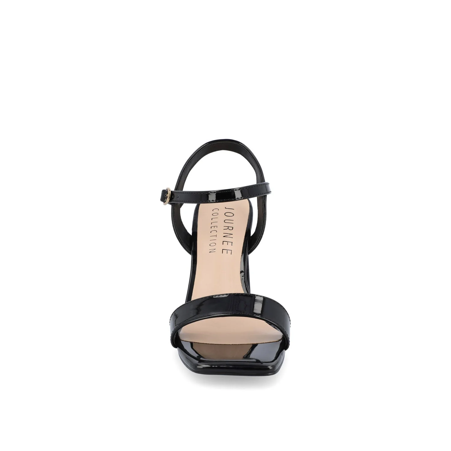 TIVONA STRAPPY BLOCK HEELS IN VEGAN LEATHER - Black - Image 5