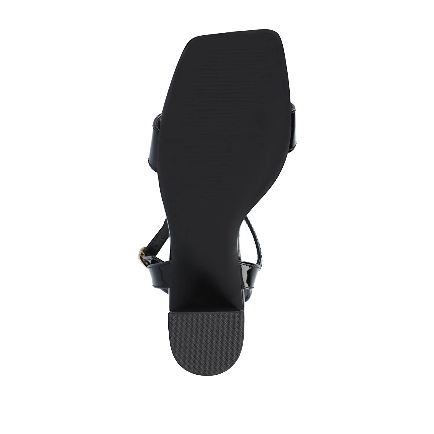 TIVONA VEGAN LEATHER STRAPPY HEELS IN WIDE - Black - Image 8