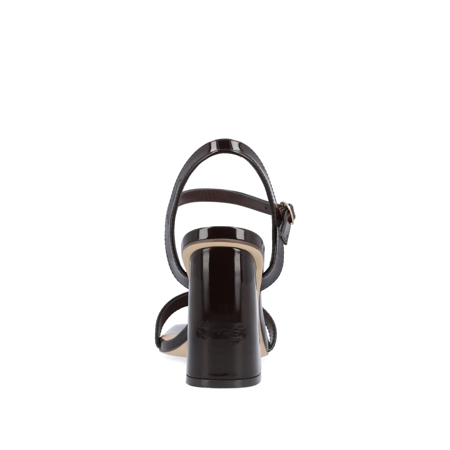 TIVONA STRAPPY BLOCK HEELS IN STATEMENT - Dark Brown - Image 7