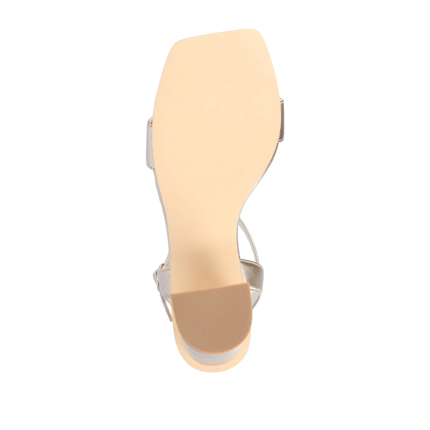 TIVONA STRAPPY BLOCK HEELS IN STATEMENT - Gold PU - Image 8
