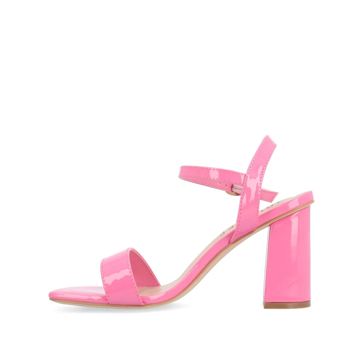 TIVONA STRAPPY BLOCK HEELS IN STATEMENT - Pink - Image 3