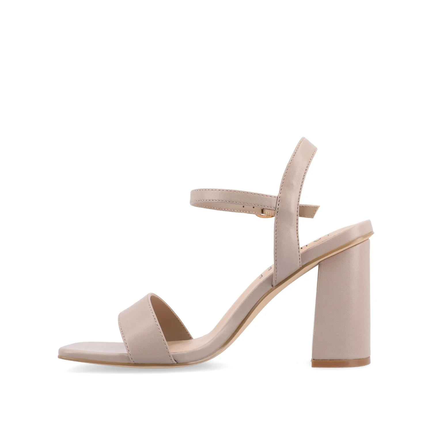 TIVONA STRAPPY BLOCK HEELS IN STATEMENT - Taupe - Image 3